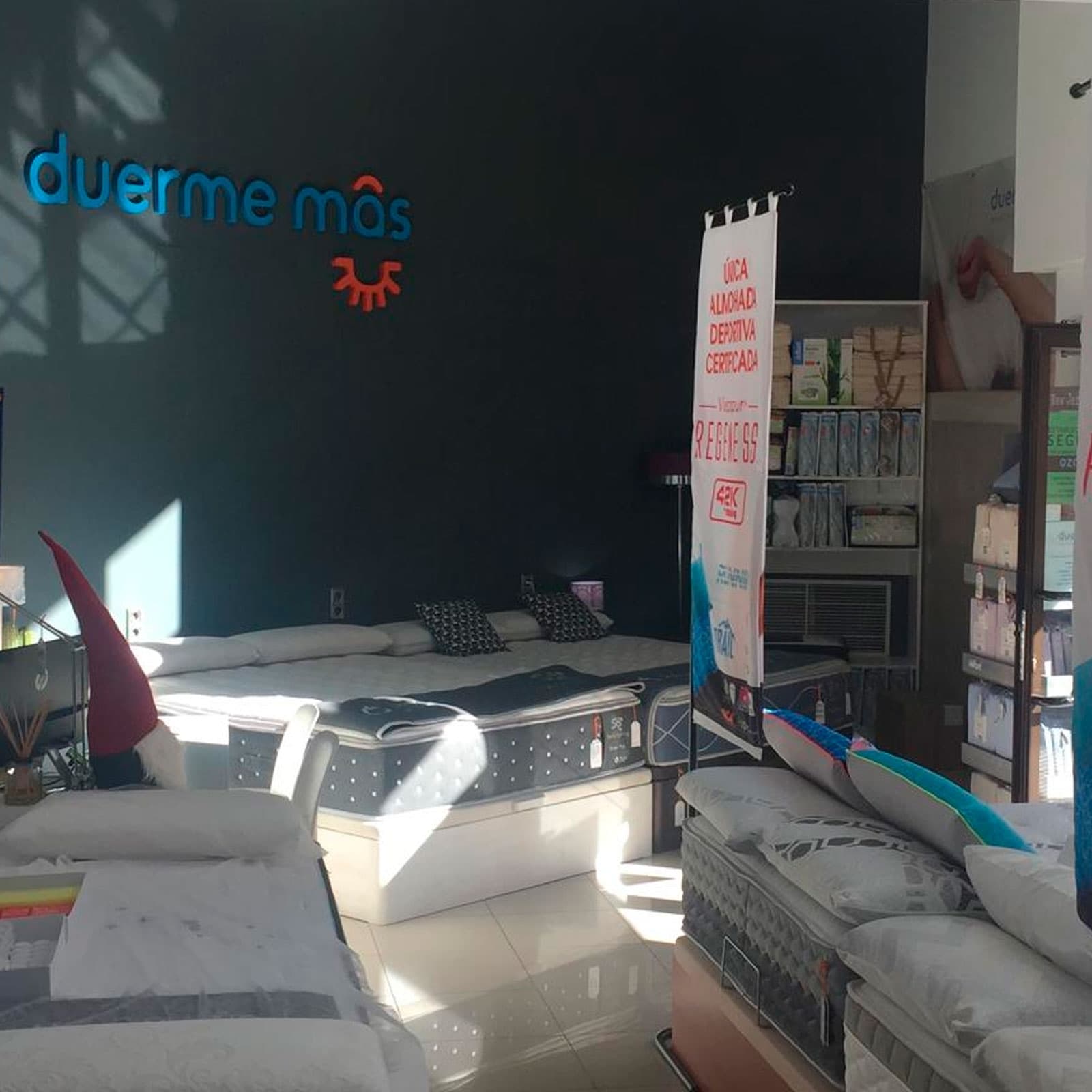 Interior tienda Duerme Más en Madrid Ezequiel Solana 68
