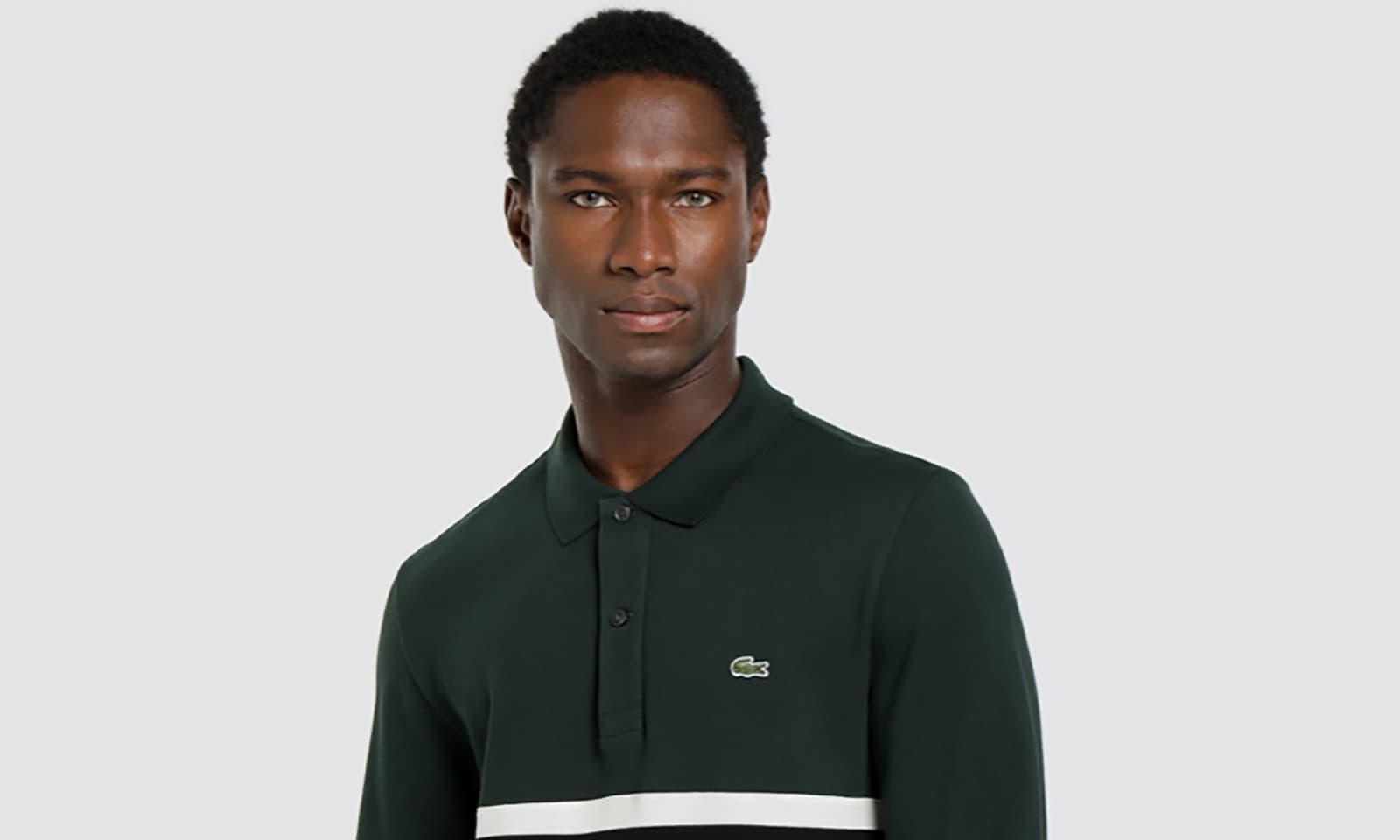 Polo Lacoste de hombre de color Blanco