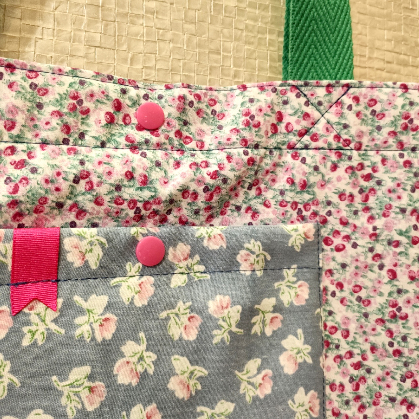 totebag, bolso, tela estampada, bolso ligero, errenteria, bambola, guipuzcoa, pieza unica