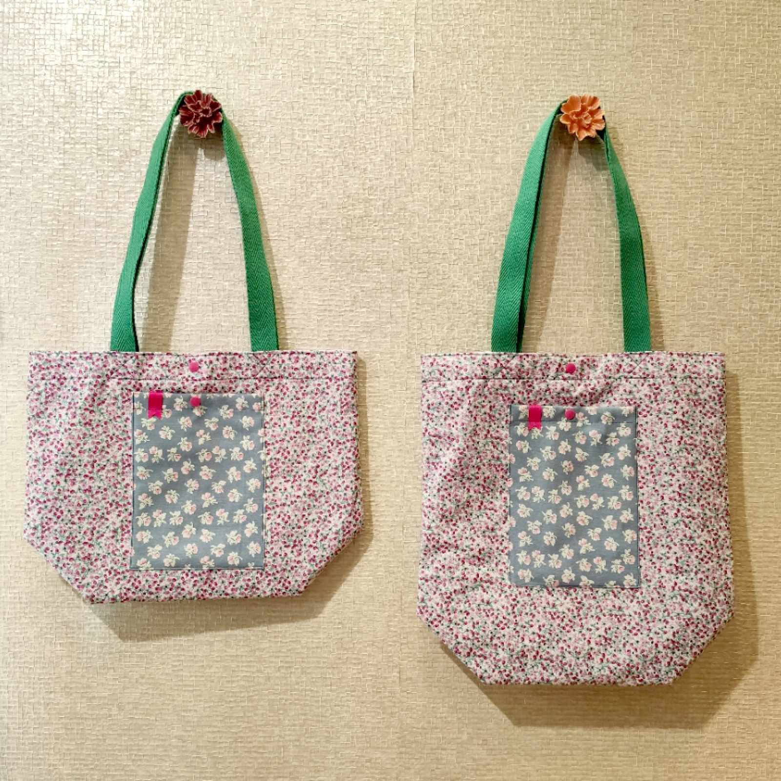 totebag, bolso, tela estampada, bolso ligero, errenteria, bambola, guipuzcoa, pieza unica