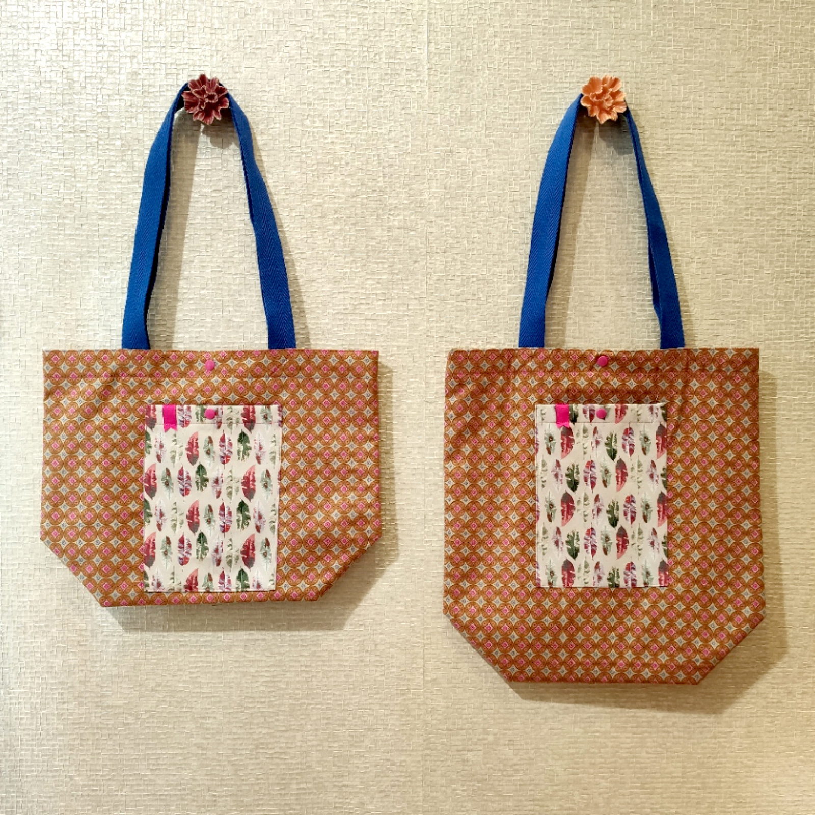 totebag, bolso, tela estampada, bolso ligero, errenteria, bambola, guipuzcoa, pieza unica
