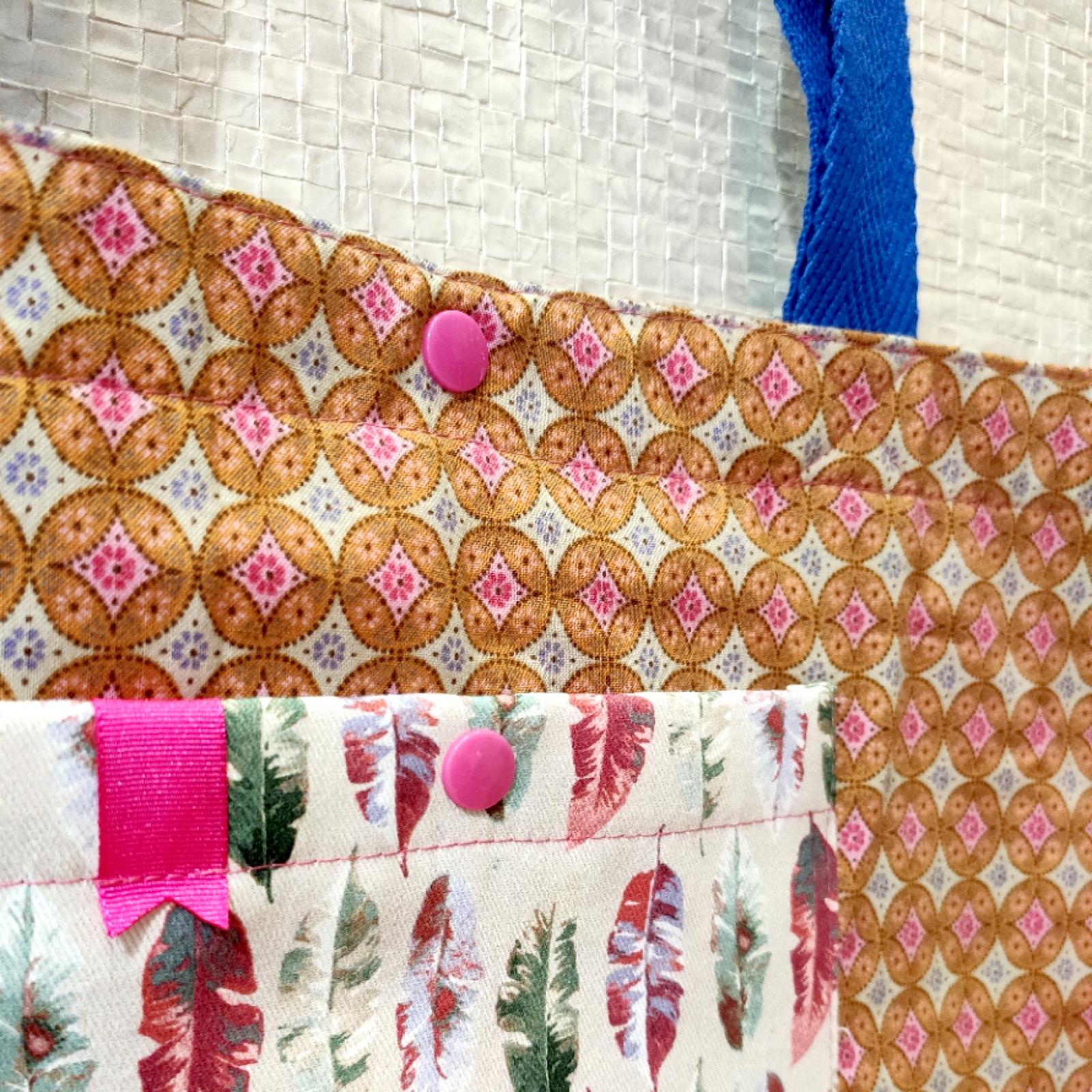 totebag, bolso, tela estampada, bolso ligero, errenteria, bambola, guipuzcoa, pieza unica