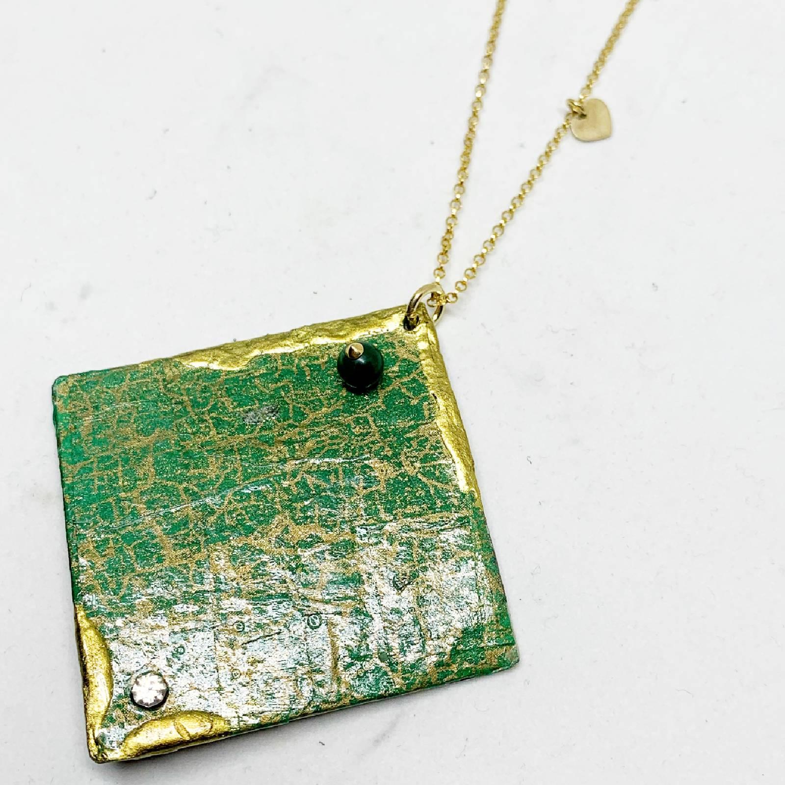 Collara japons color verde