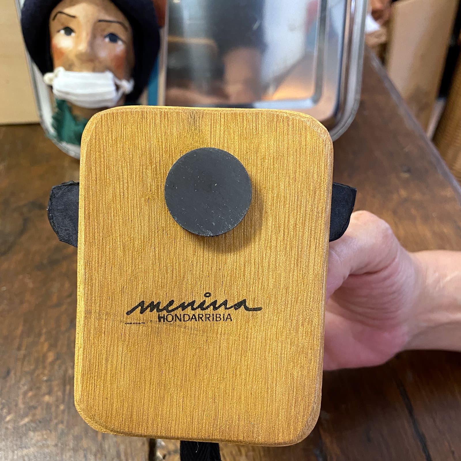 imanes artesanales - menina - hondarribia