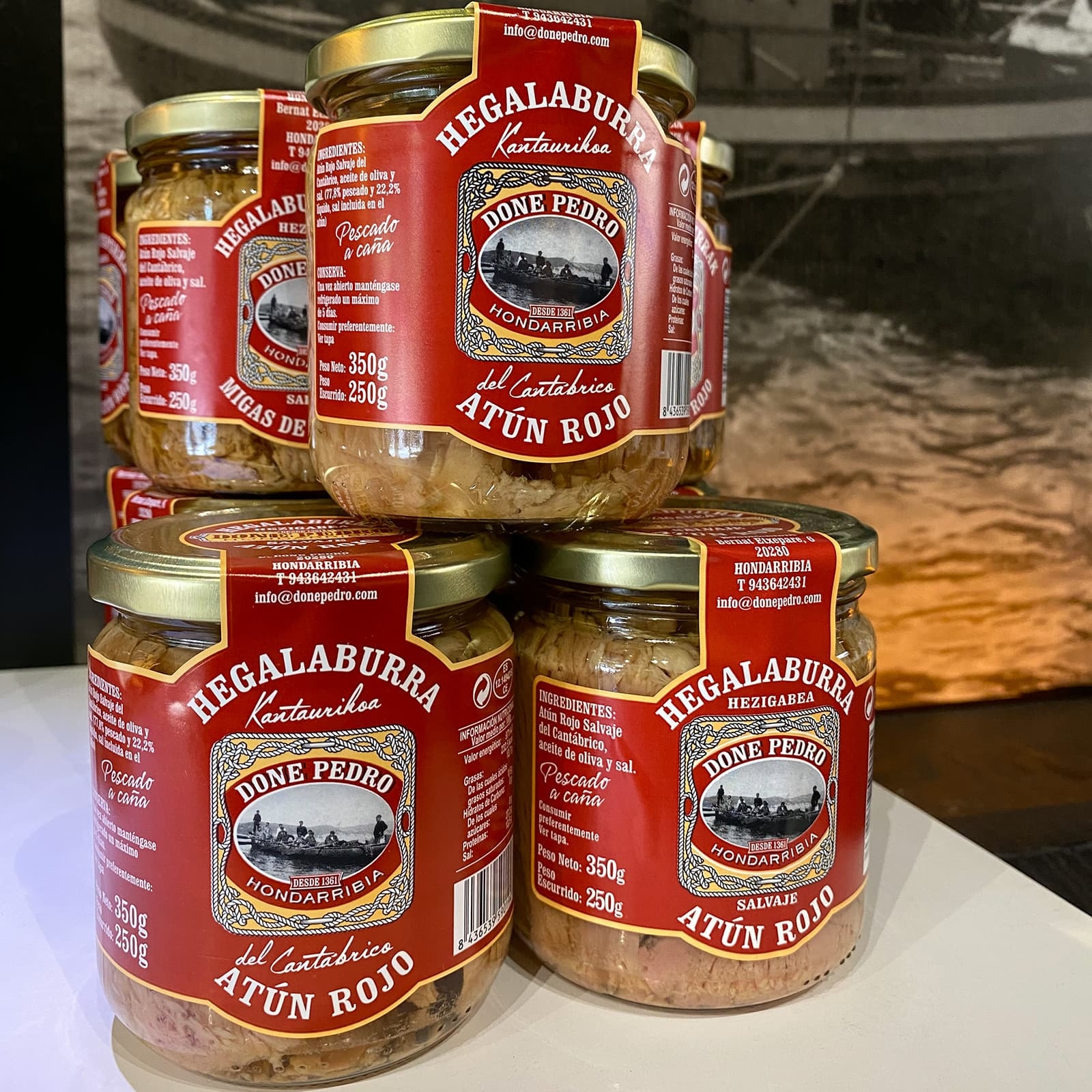 Atn Rojo Salvaje - Tarro 350 gr - Done Pedro - Hondarribia