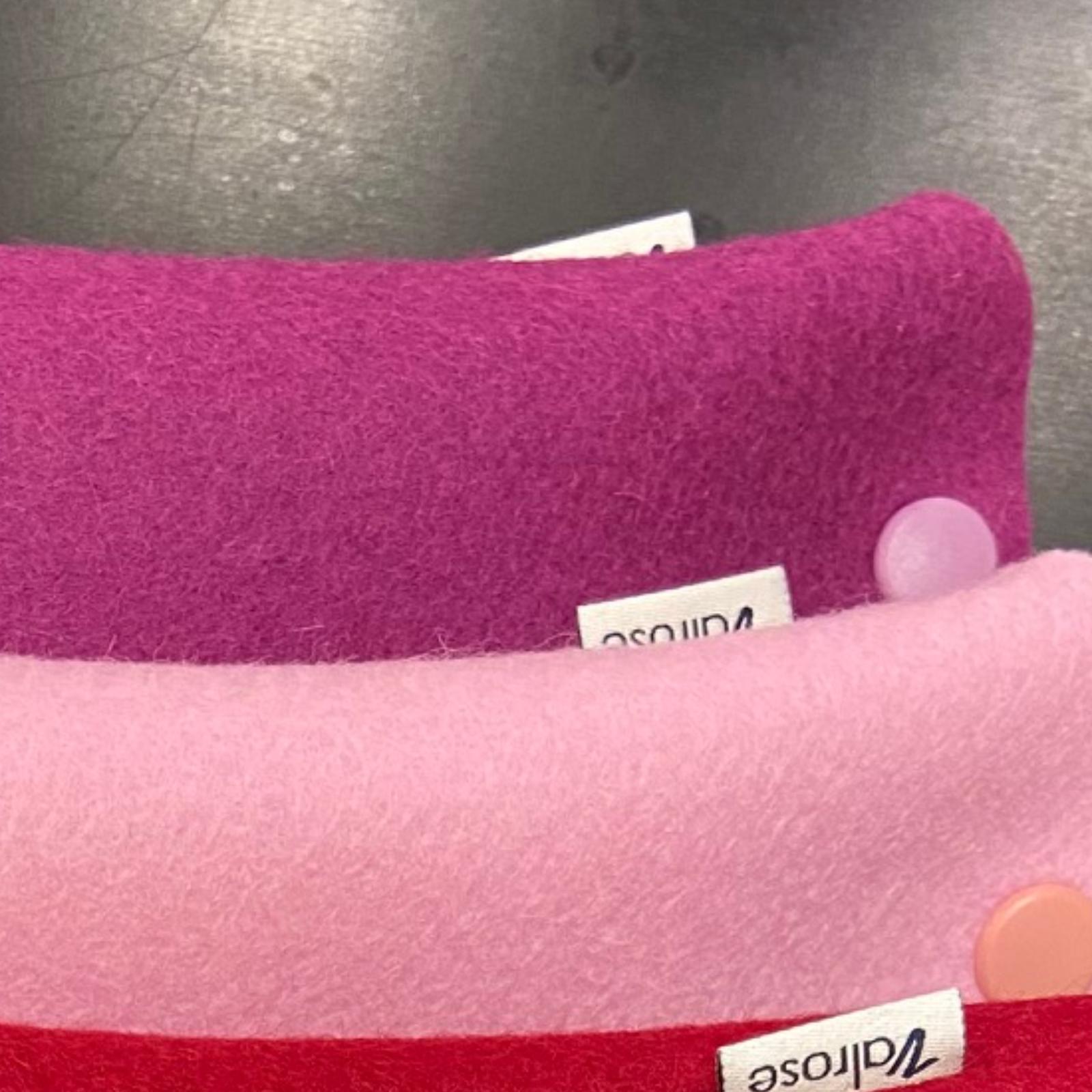 Funda artesanal para gafa en fieltro morada