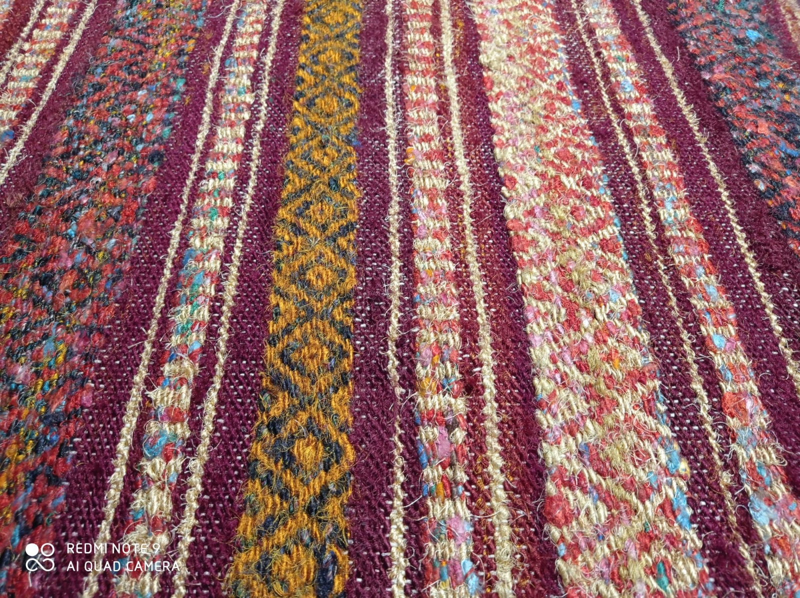 Kilim sari silk