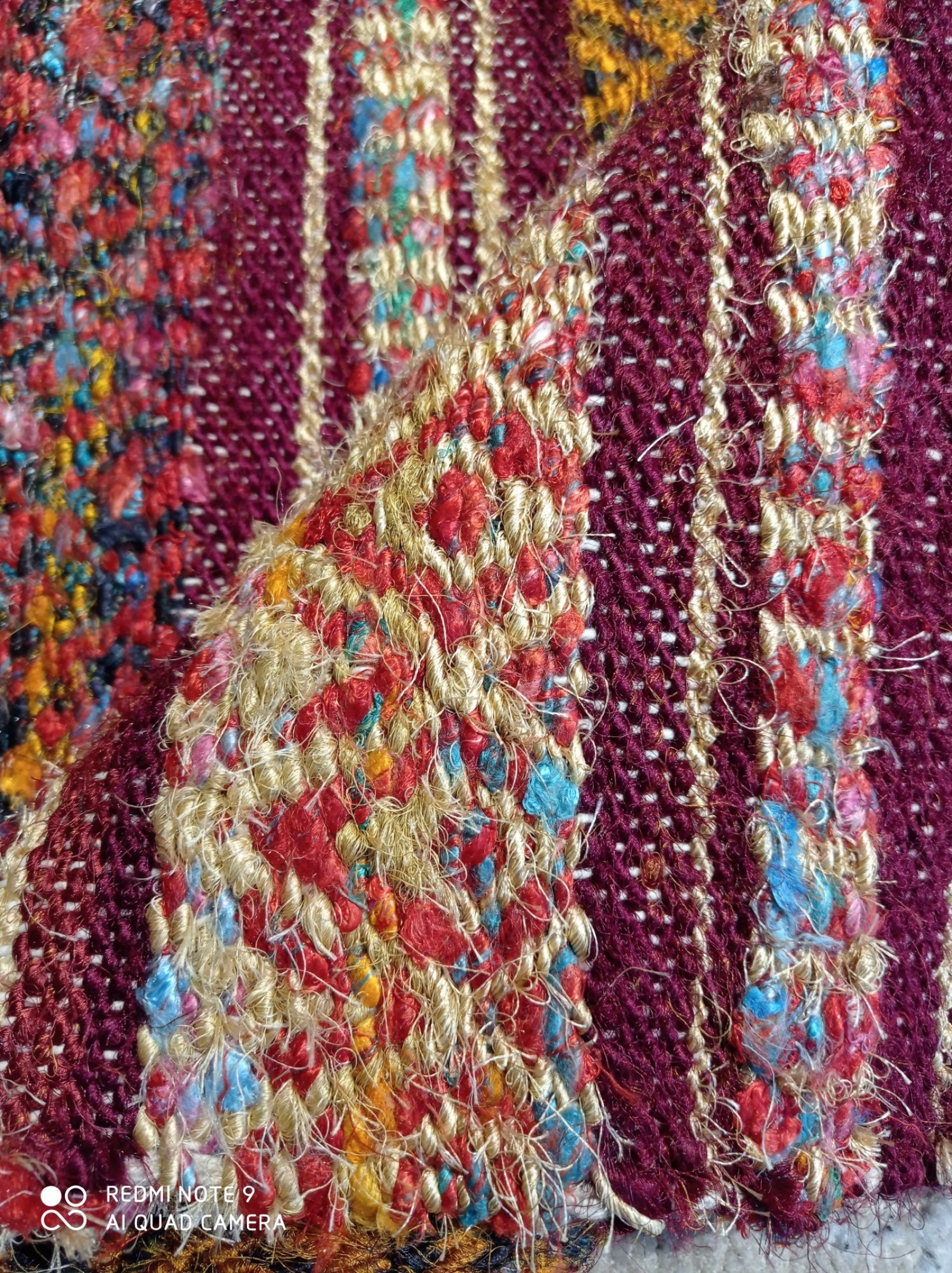 Kilim sari silk
