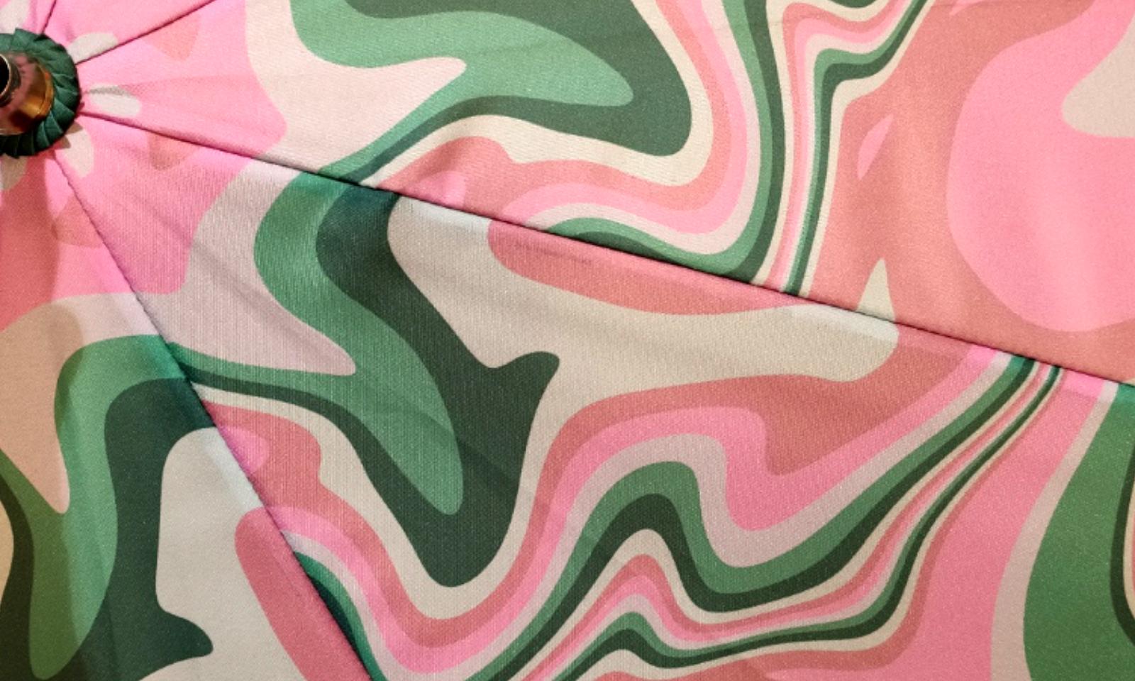 PARAGUAS LARGO PSICODELICO ESMERALDA