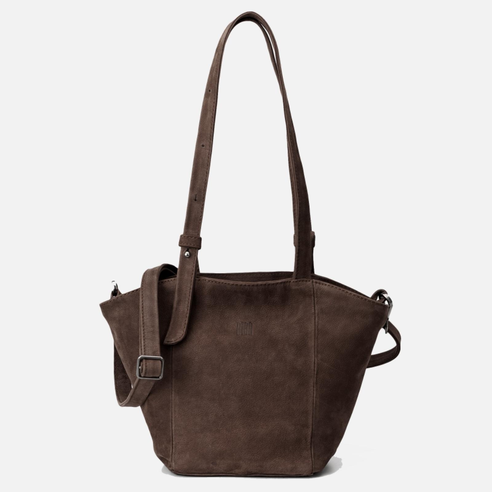 BOLSO DE HOMBRO ANGELINE MARRON