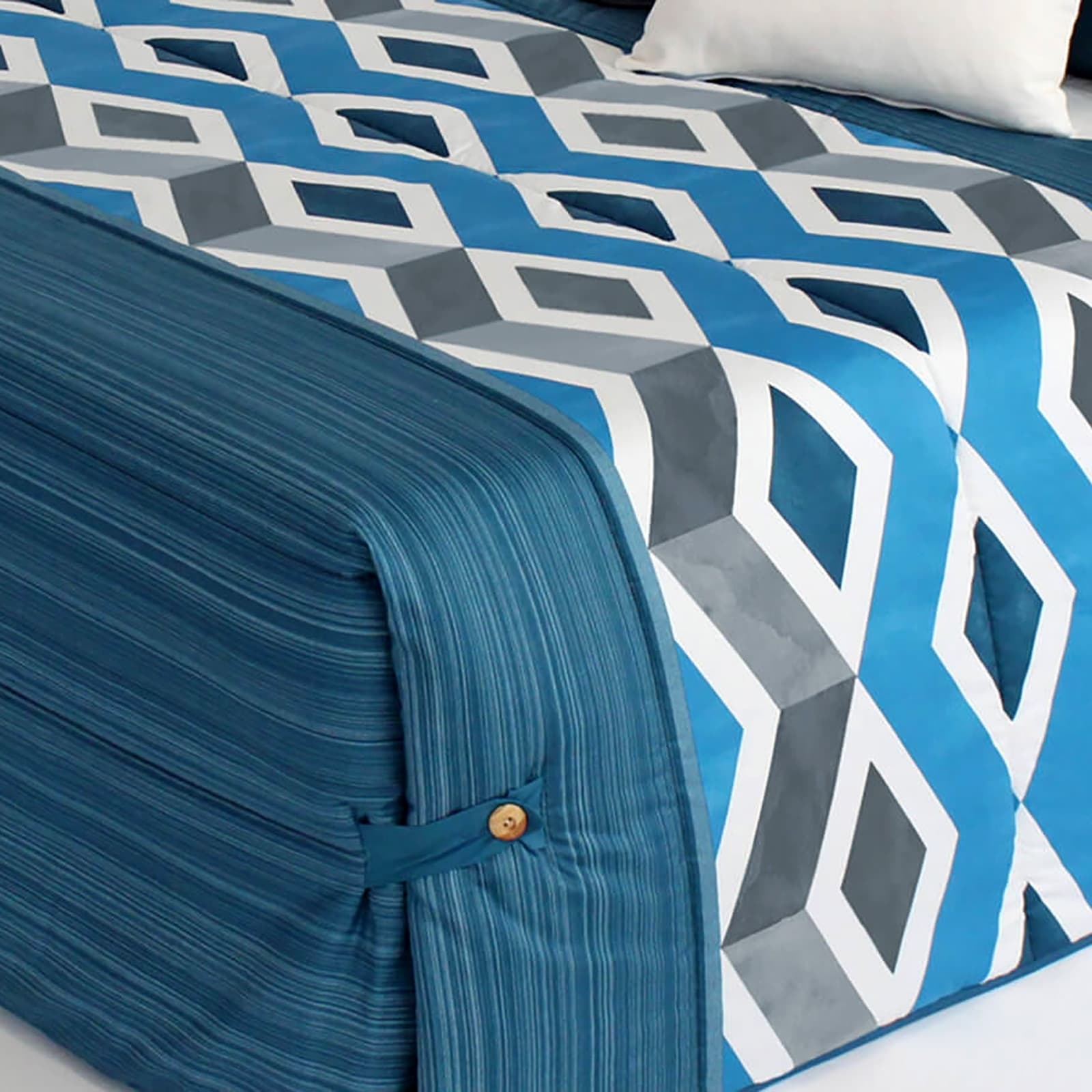 Edredn Morgan de Reig Mart - Azul - Cama 135 - Pedro Salcedo - Bilbao