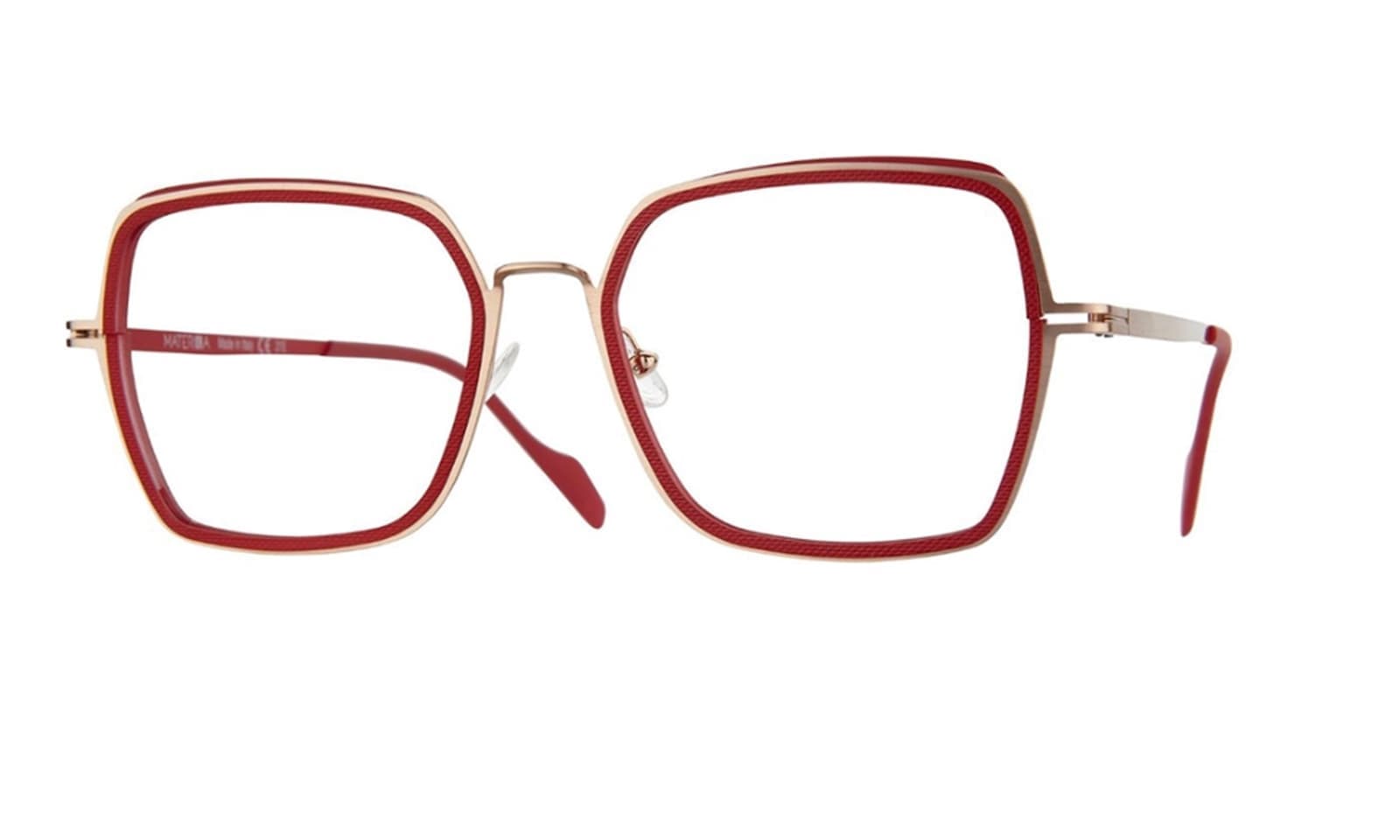 Montura de gafa graduada Matérika Brille by Look Roja
