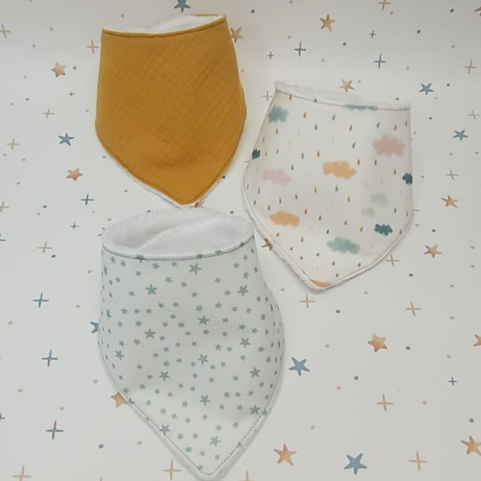 Pack de 3 baberos Baba