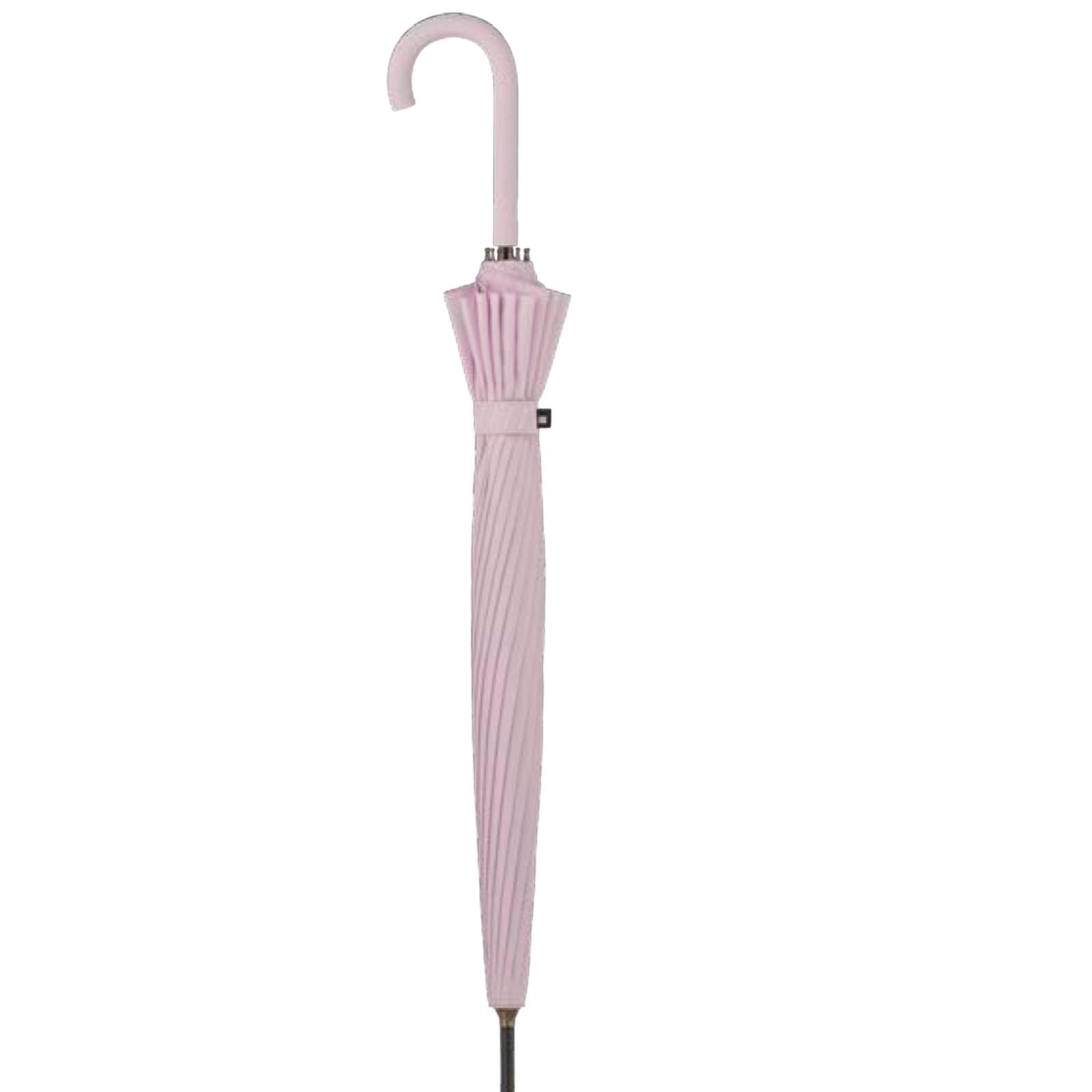 PARAGUAS LARGO LISO DOBLE VARILLA ROSITA