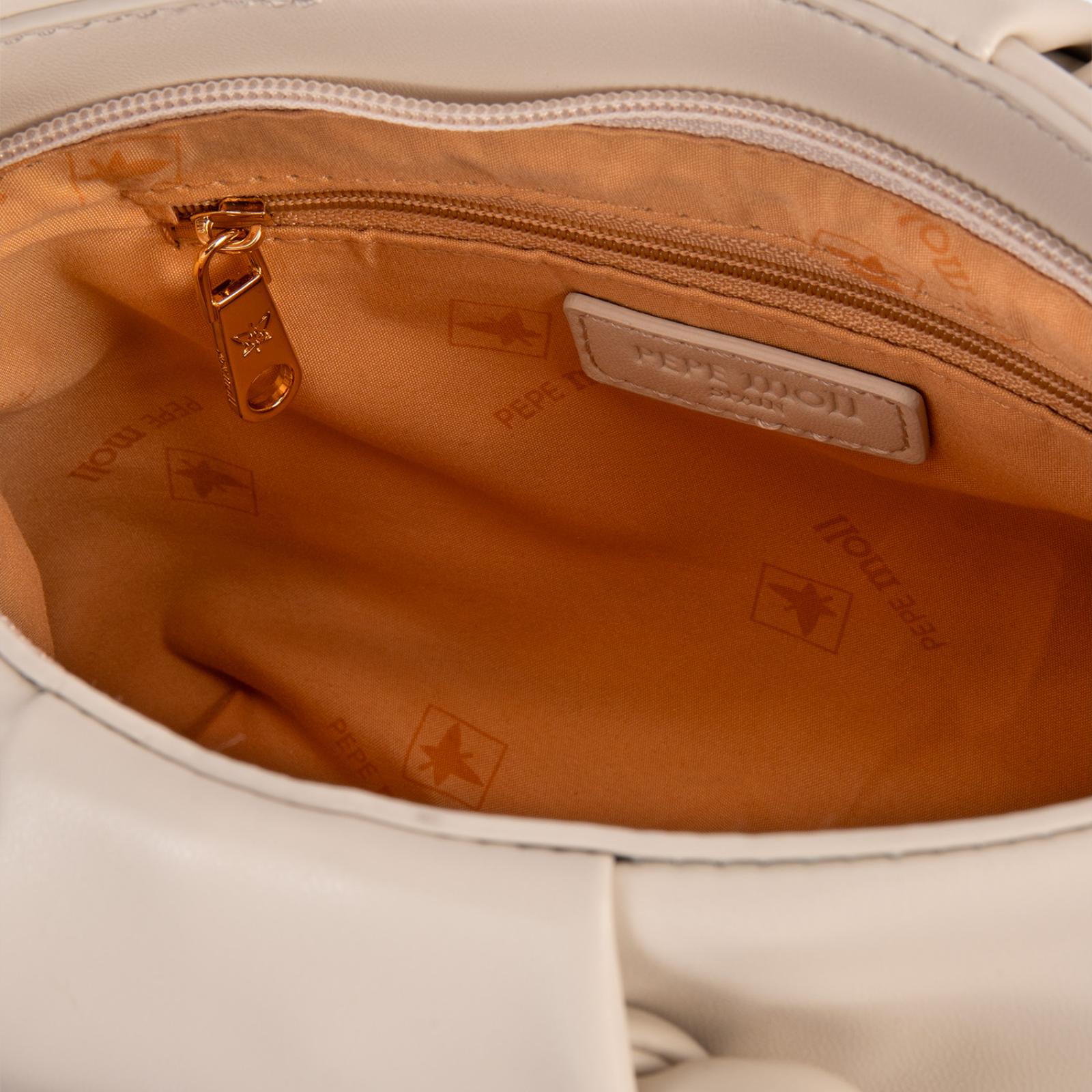 BOLSO DE MANO PEPE MOLL BLANCO