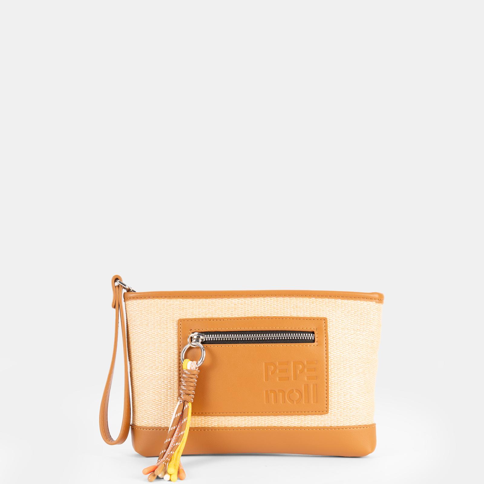 BOLSO DE MANO PEPE MOLL BEIGE