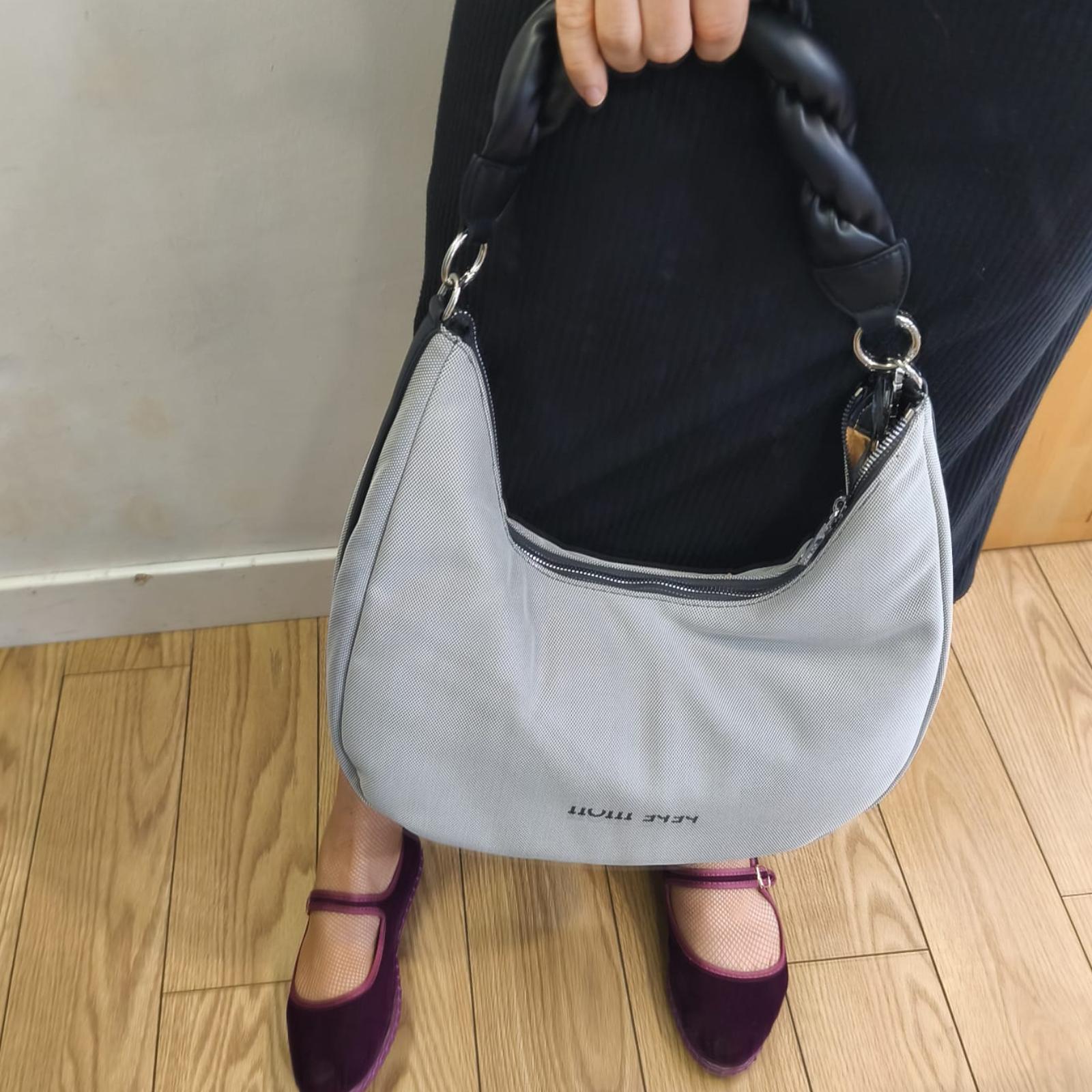 BOLSO DE HOMBRO PEPE MOLL GRIS