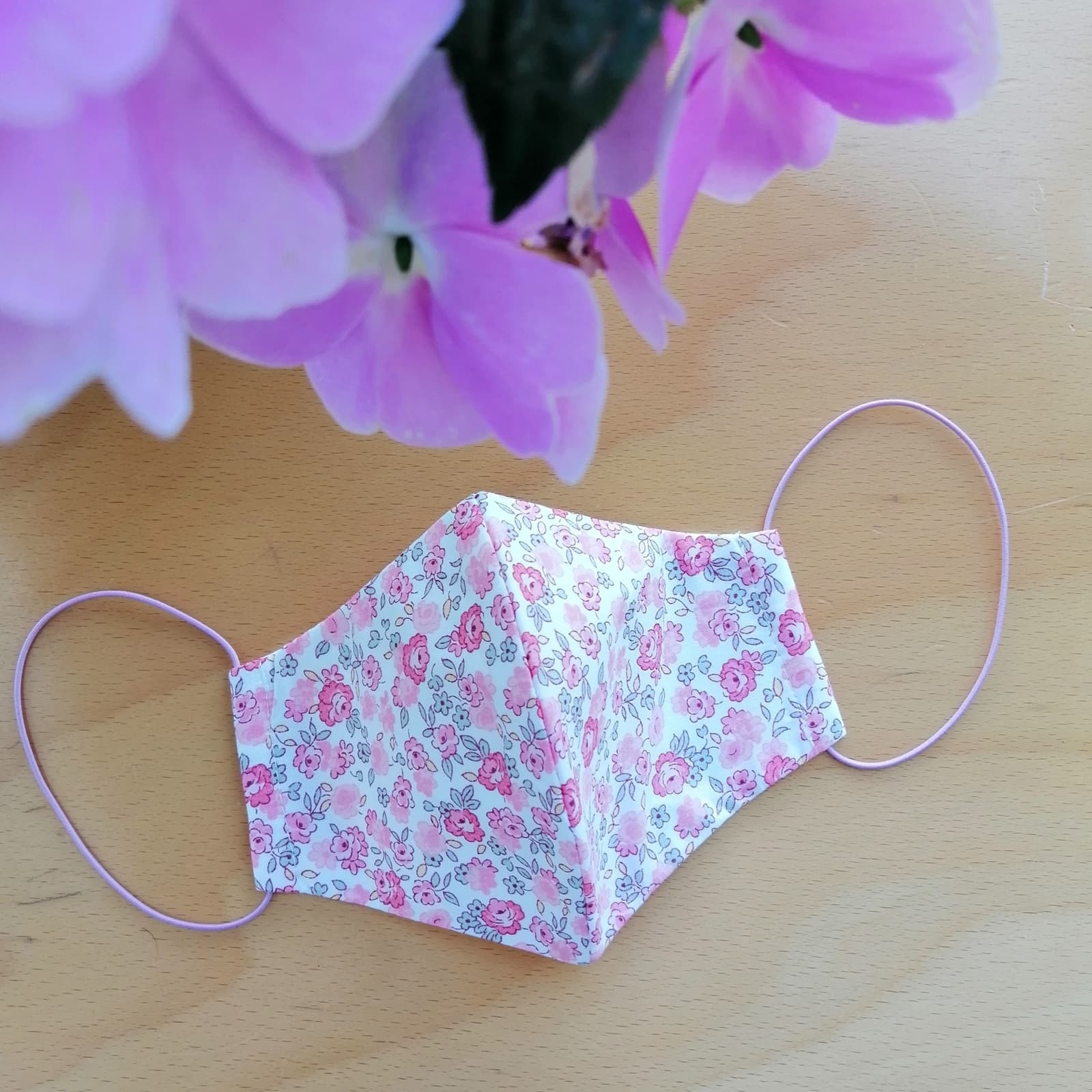 CHERUBINA MASK Flores Rosa