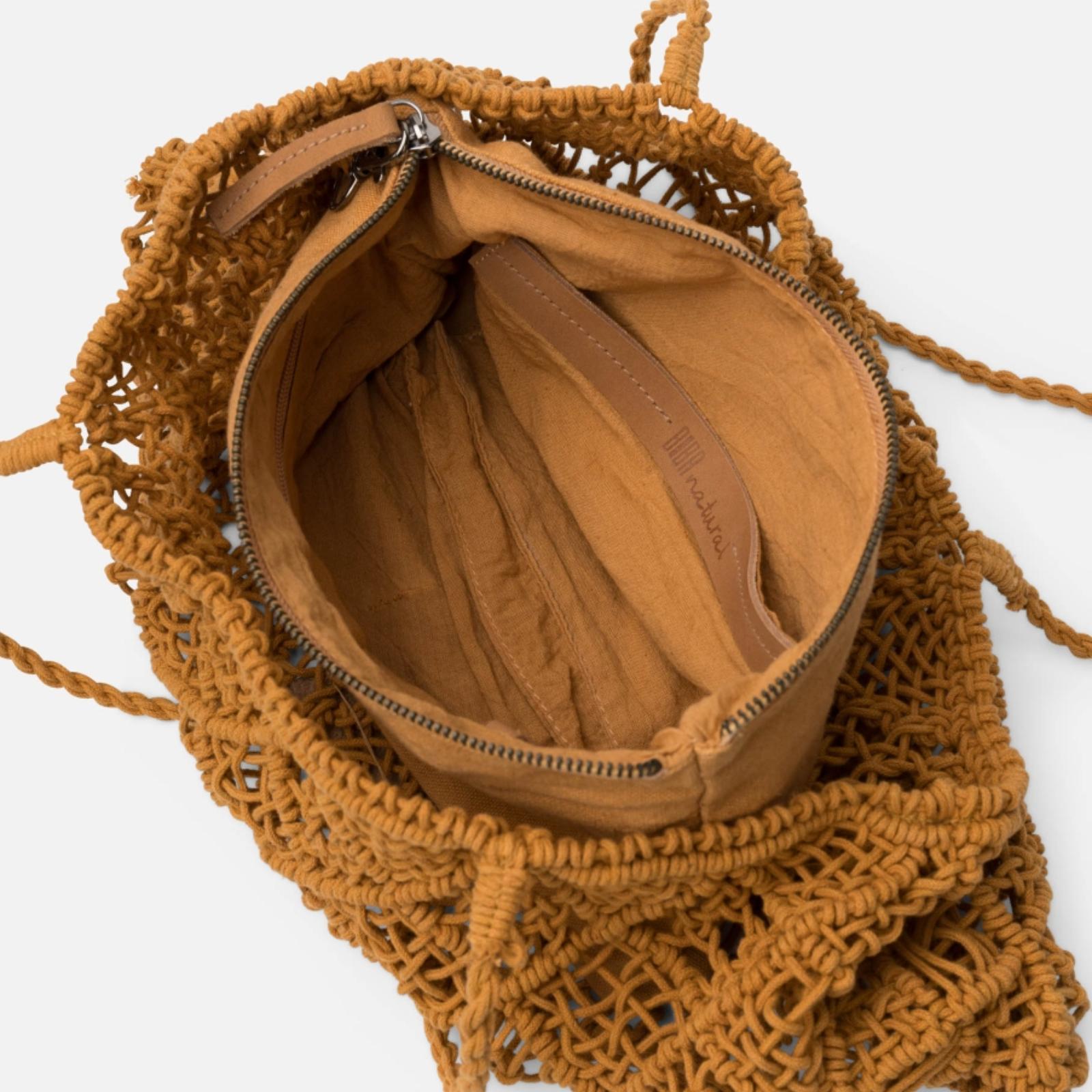 BOLSO DE HOMBRO SONORA MOSTAZA