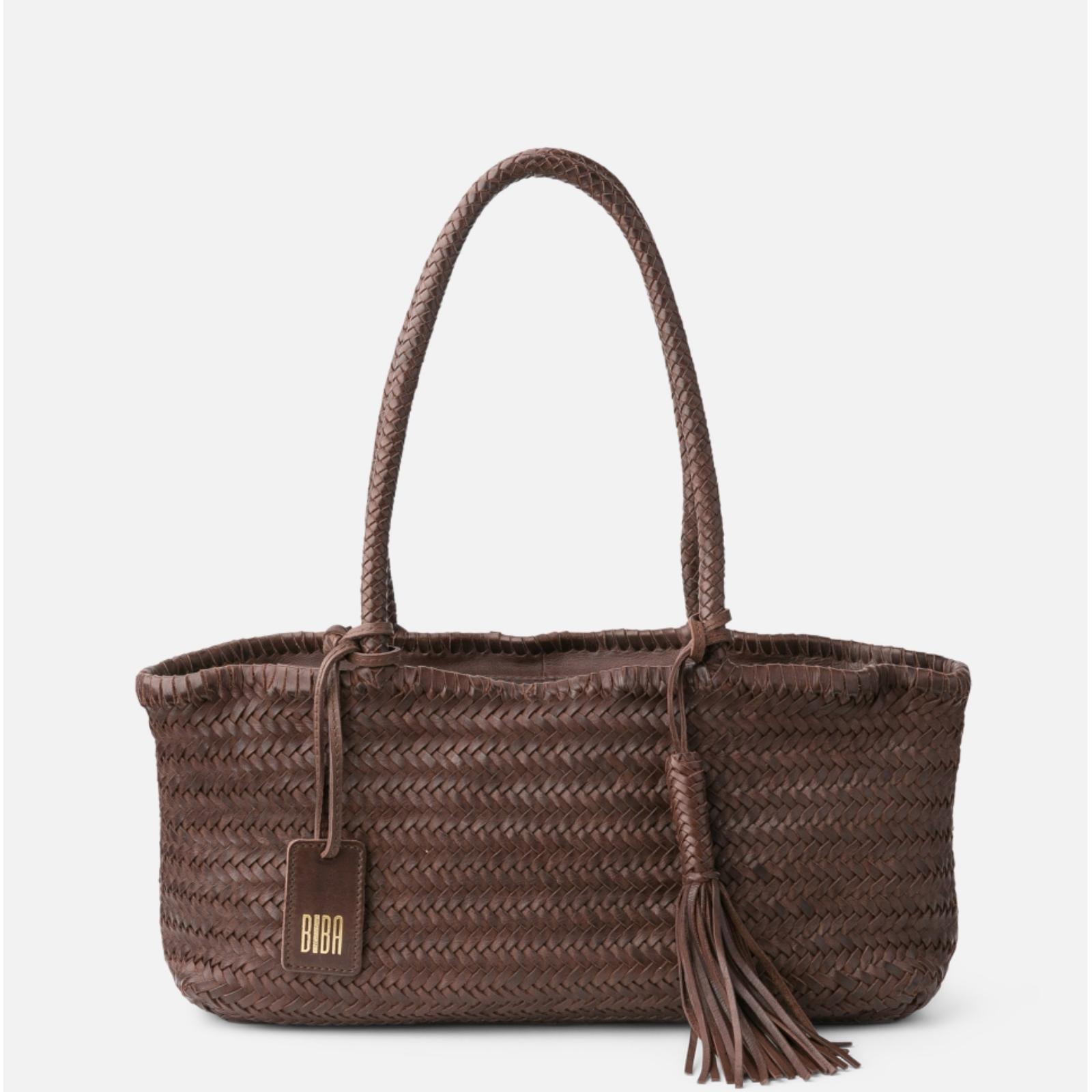 BOLSO DE HOMBRO BIBA MARRON