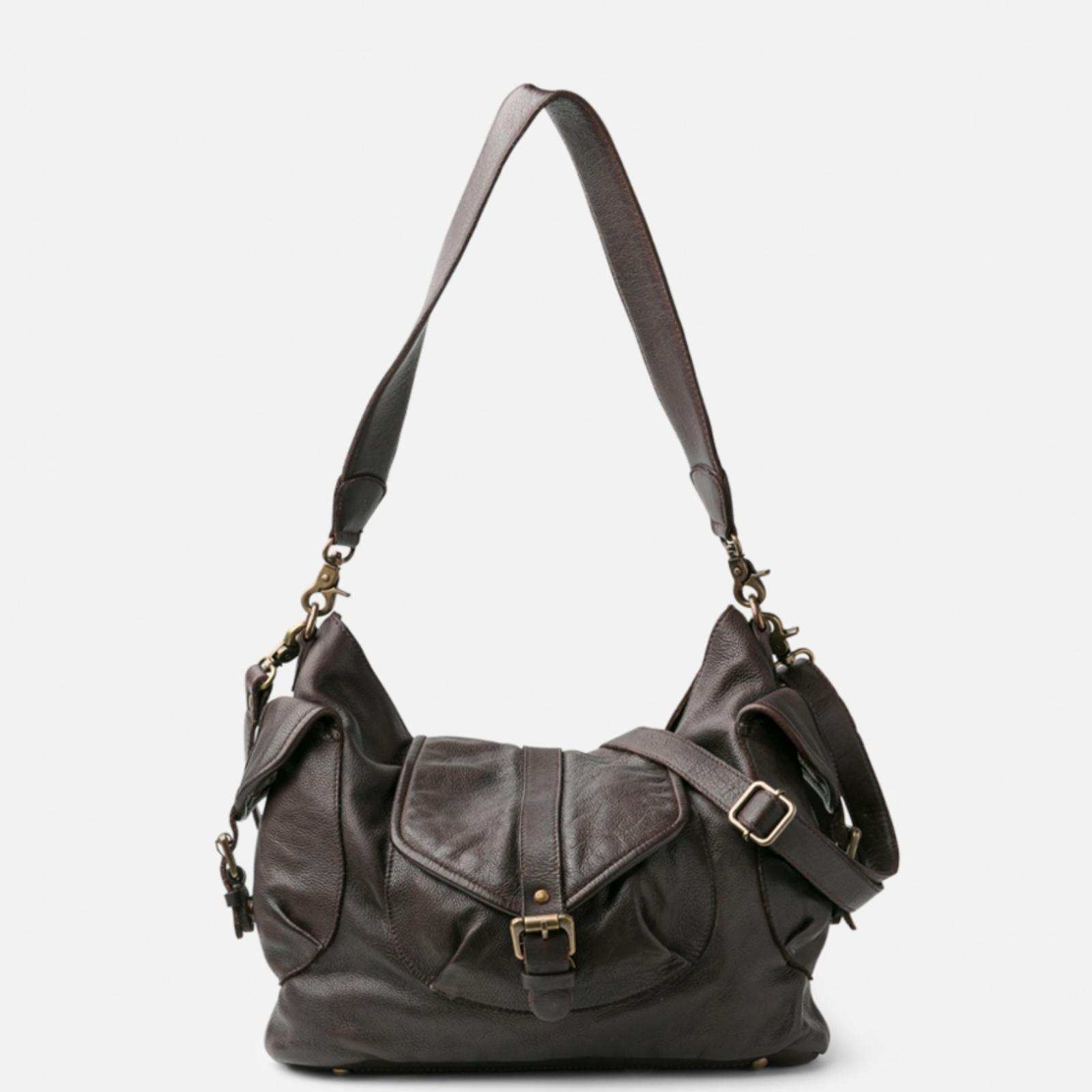 BOLSO DE HOMBRO BIBA MARRON
