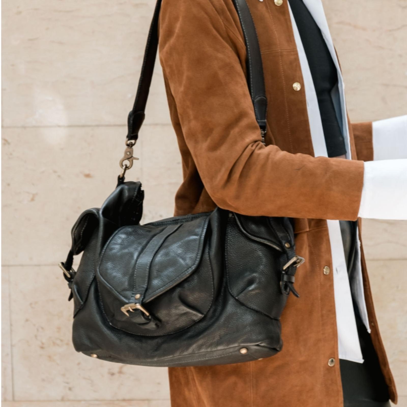 BOLSO DE HOMBRO BIBA MARRON