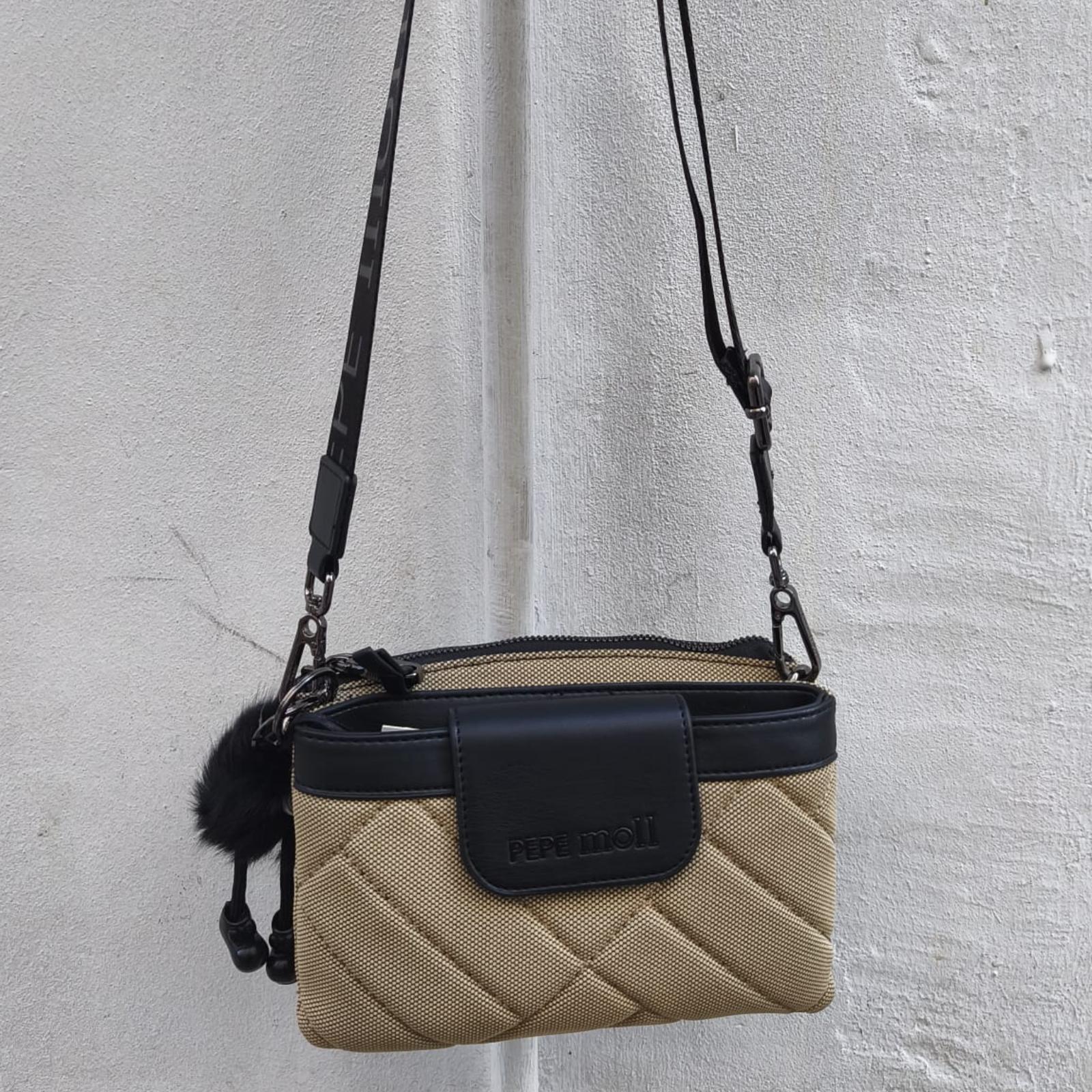 BOLSO BANDOLERA PEPE MOLL BEIGE