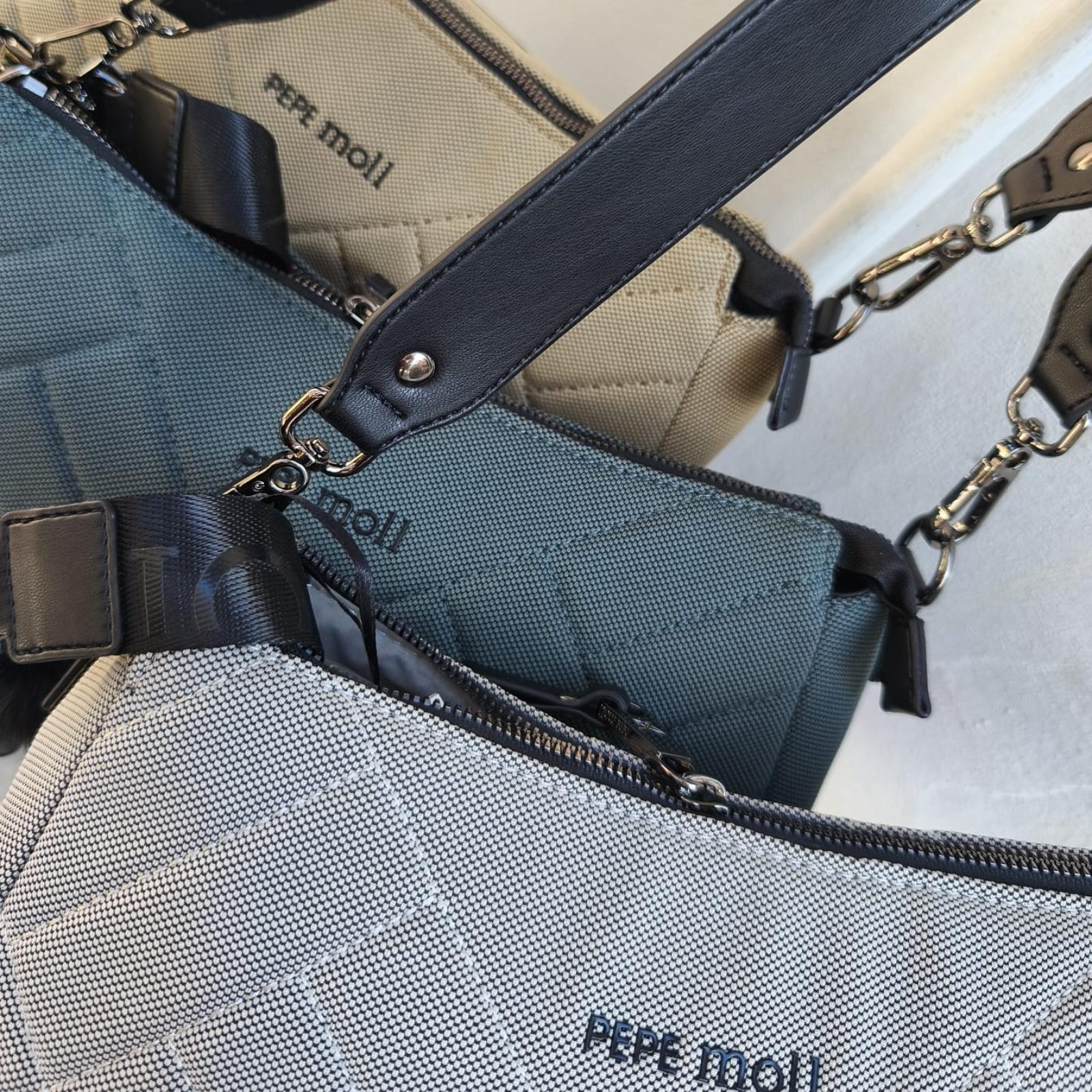 BOLSO HOMBRO PEPE MOLL AZUL VERDOSO