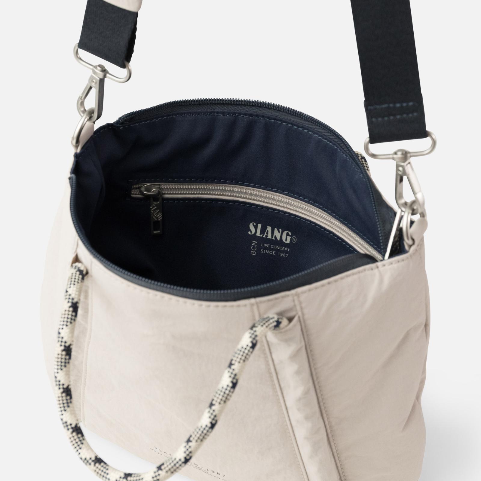 BOLSO DE MANO SLANG ROPE MARINO