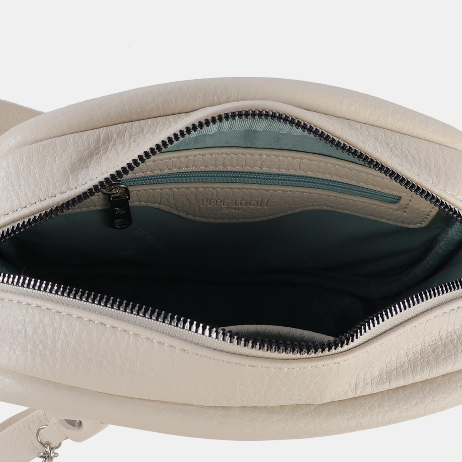 BOLSO BANDOLERA PEPE MOLL HUESO