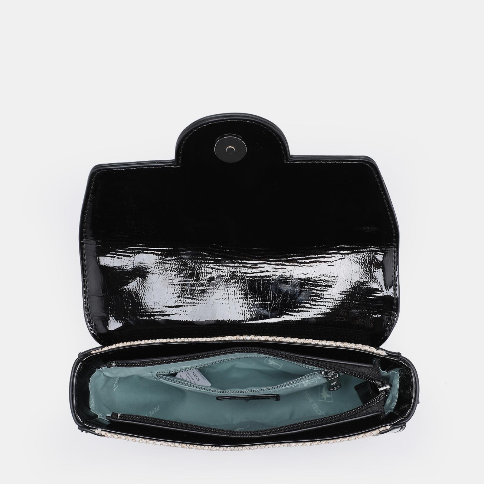 BOLSO DE MANO PEPE MOLL NEGRO