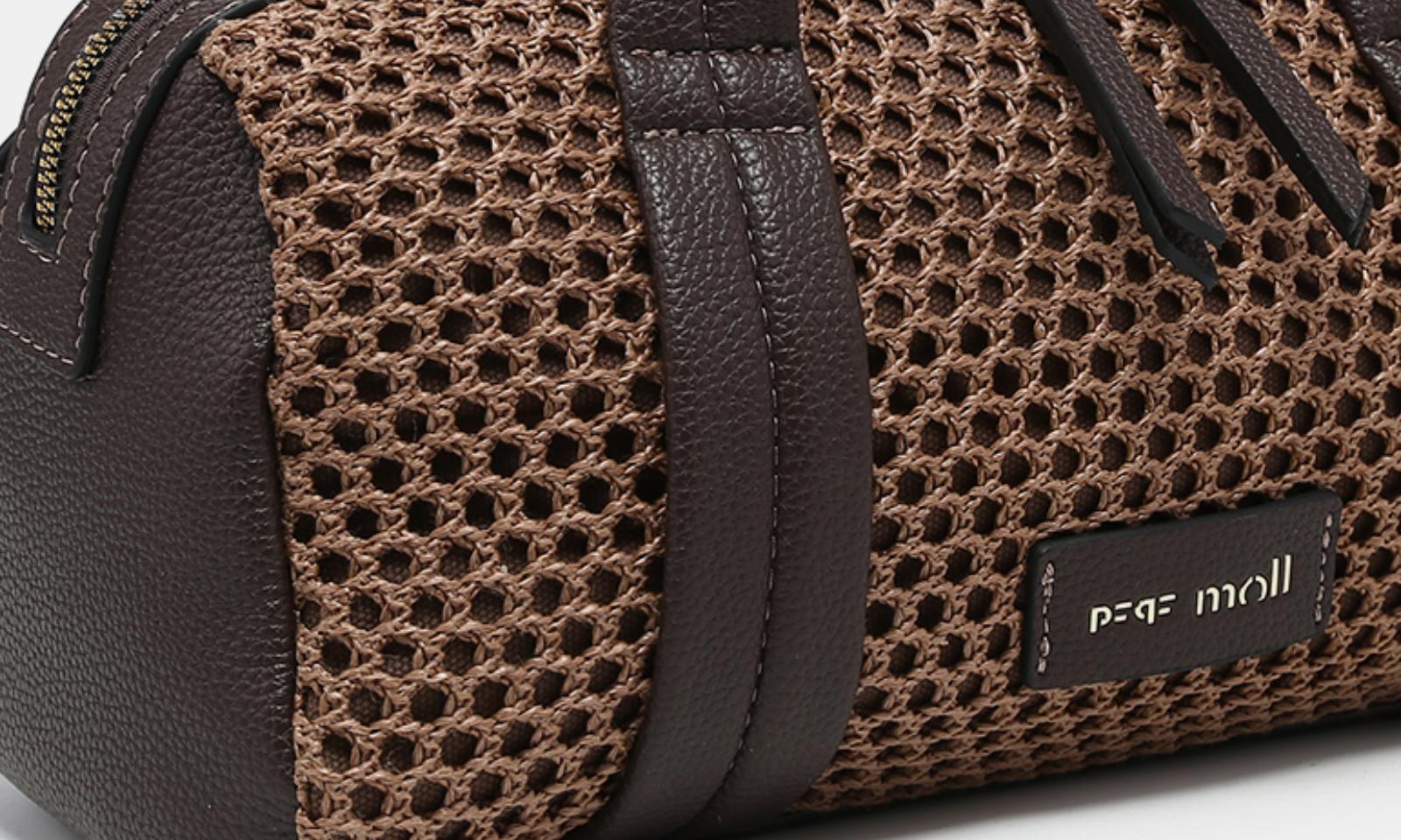 BOLSO DE MANO PEPE MOLL MARRON