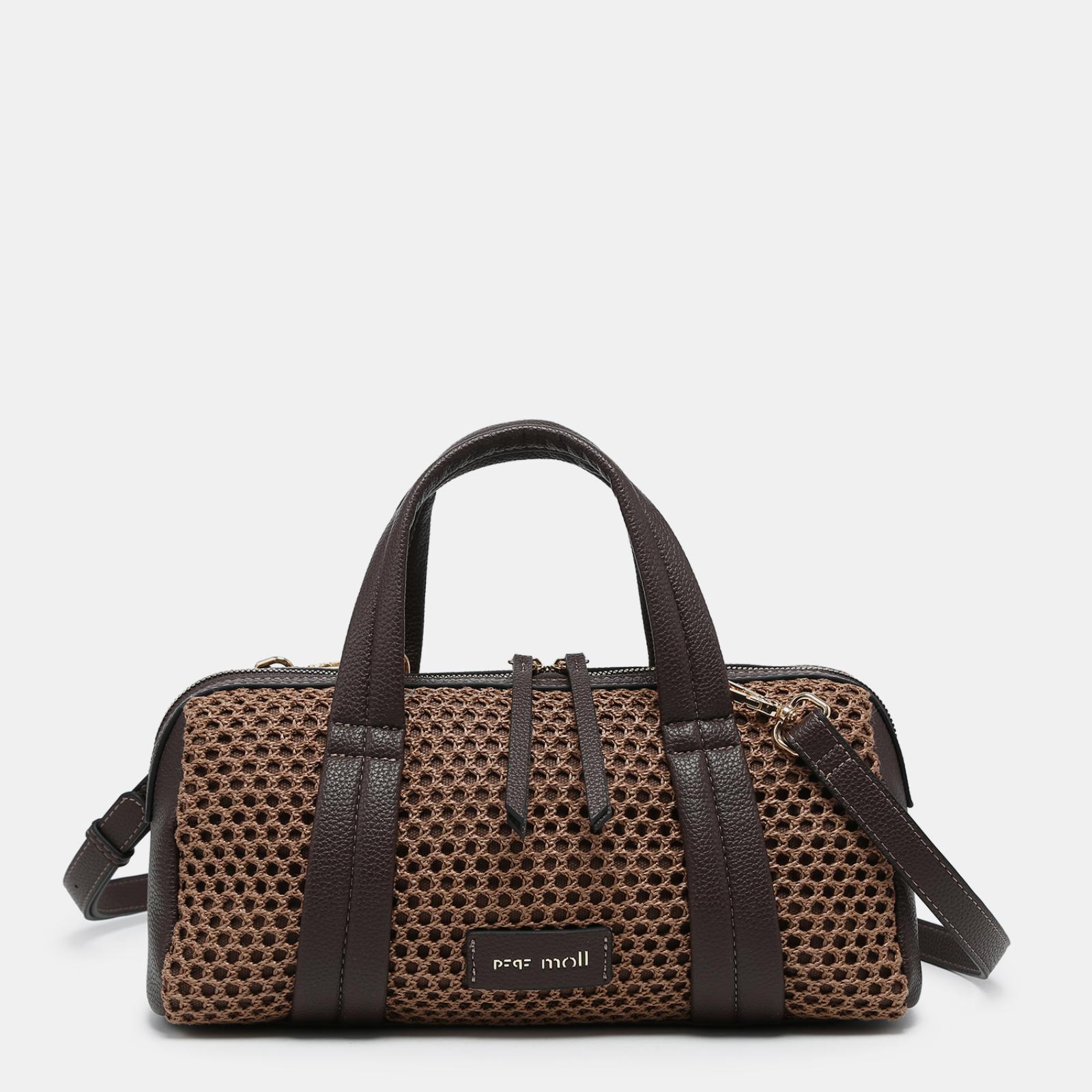 BOLSO DE MANO PEPE MOLL MARRON