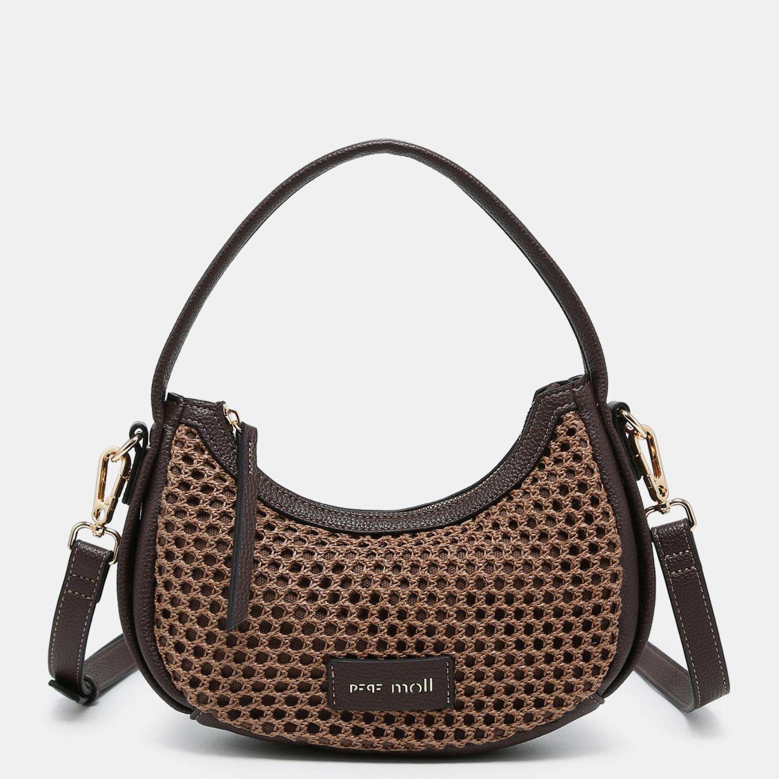 BOLSO DE MANO PEPE MOLL MARRON