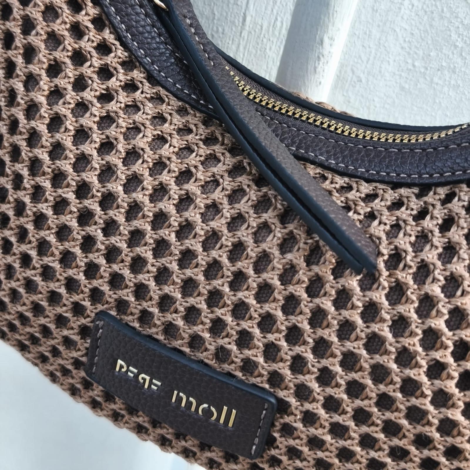 BOLSO DE MANO PEPE MOLL MARRON