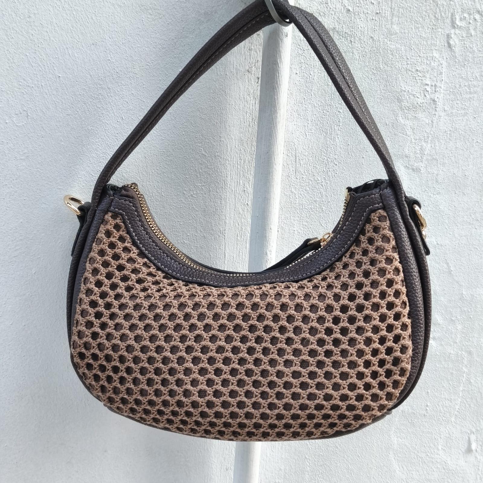 BOLSO DE MANO PEPE MOLL MARRON