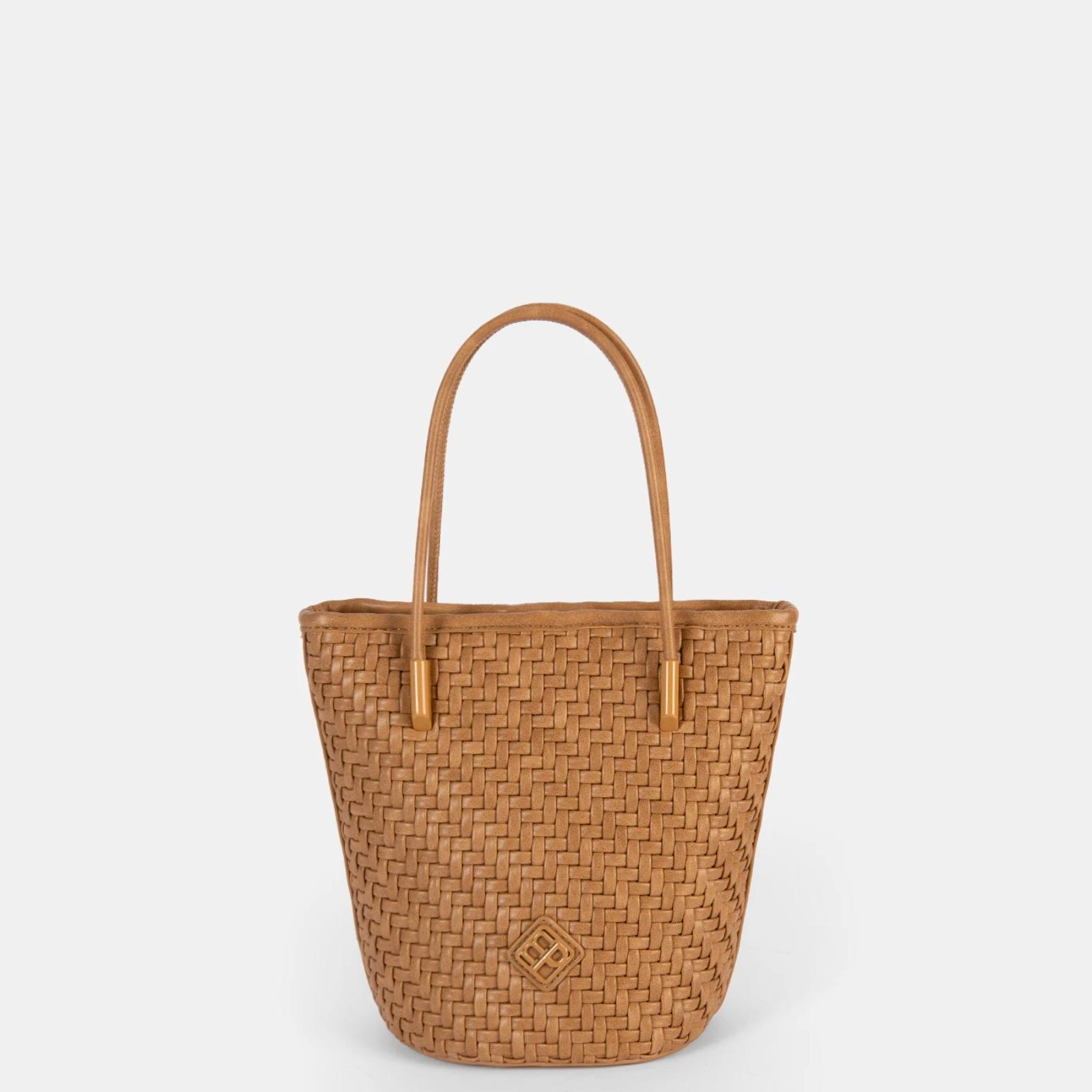 BOLSO DE MANO PEPE MOLL CAMEL