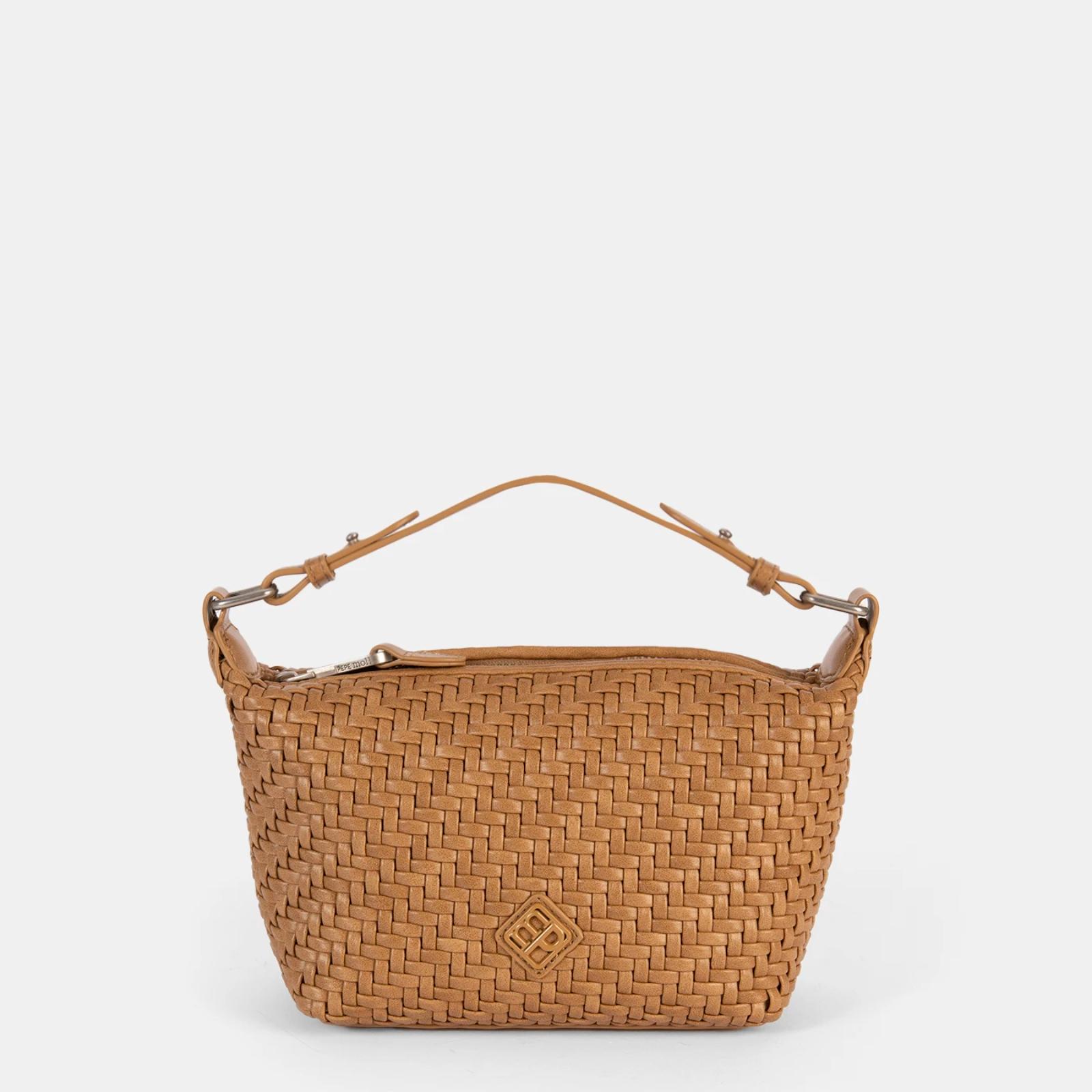 BOLSO DE MANO PEPE MOLL CAMEL