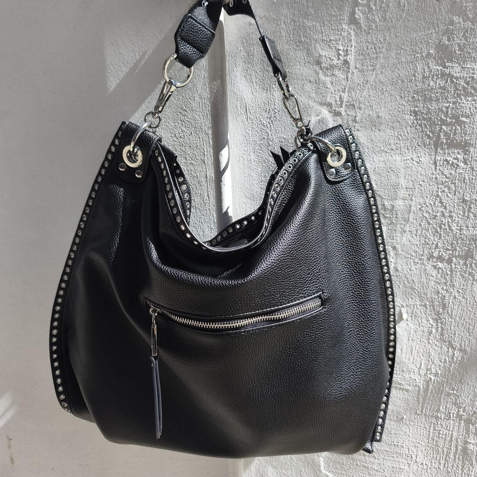 BOLSO DE HOMBRO PEPE MOLL NEGRO