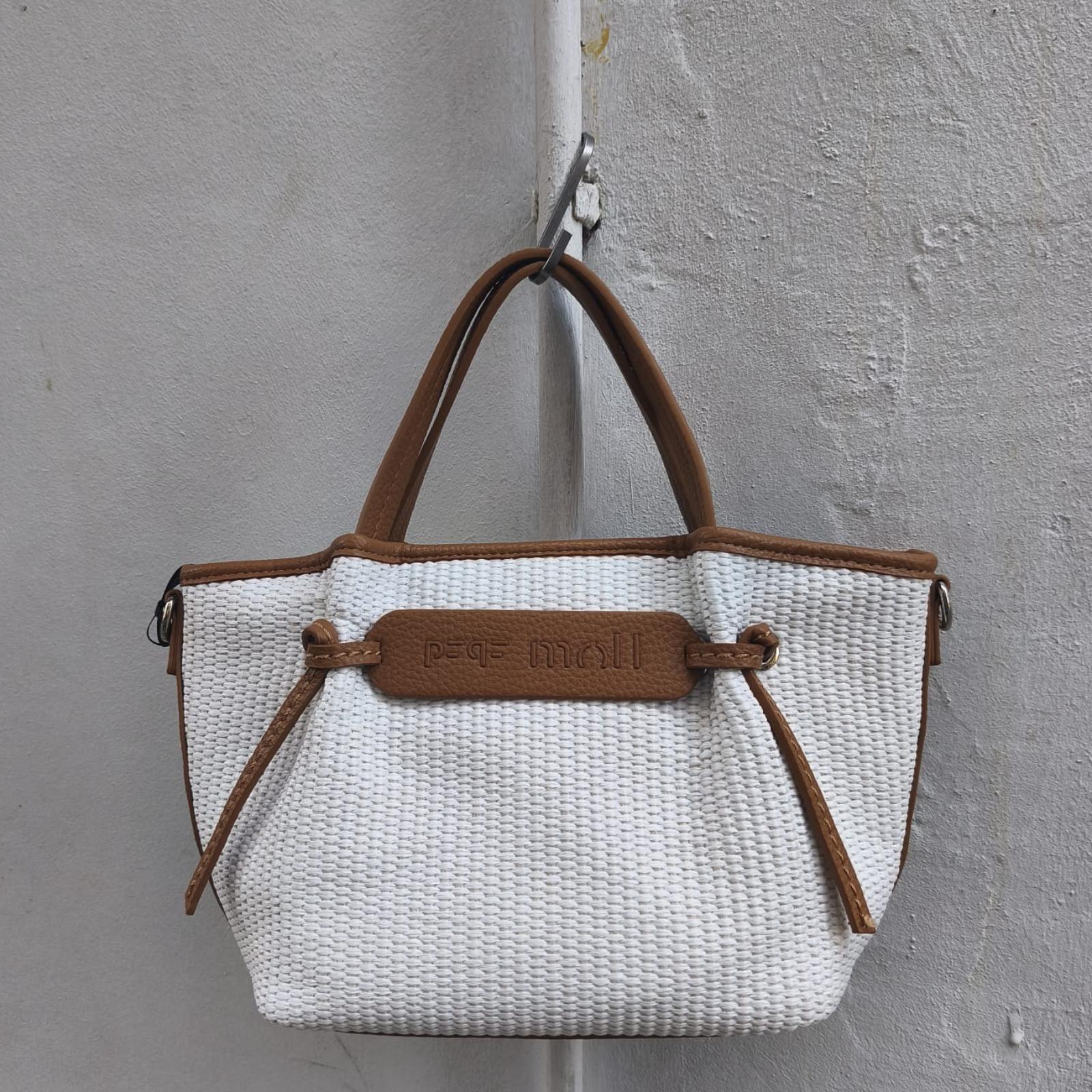 BOLSO DE MANO PEPE MOLL BLANCO