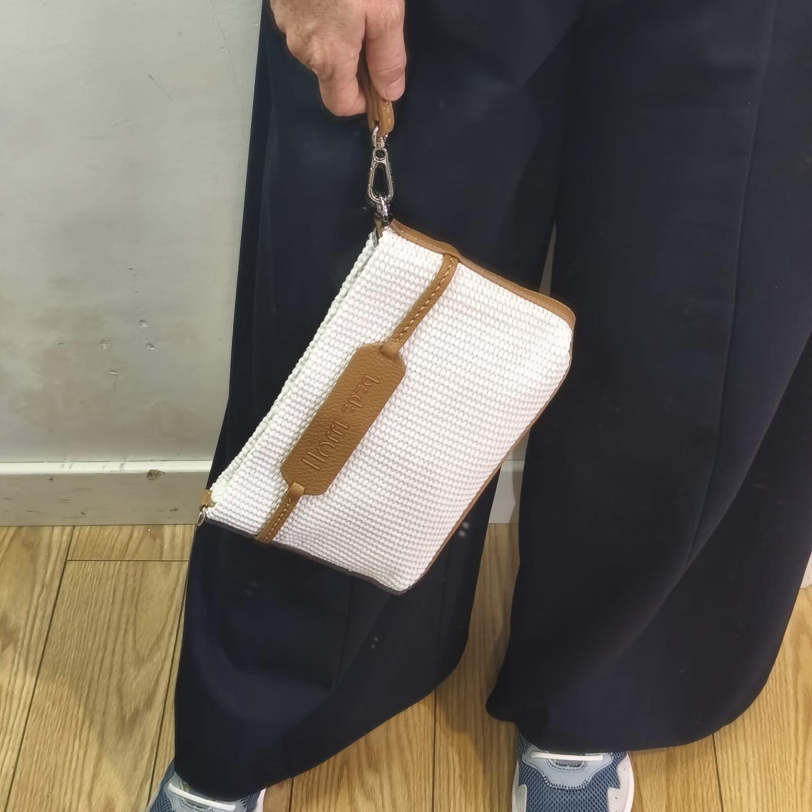 BOLSO DE MANO PEPE MOLL BLANCO