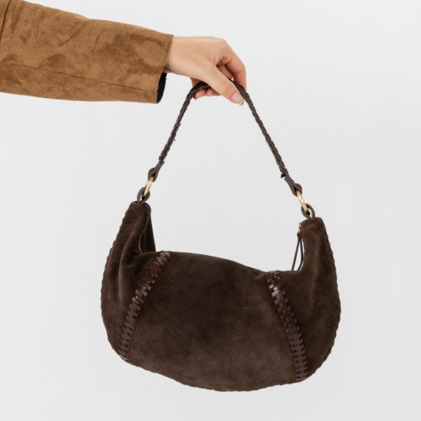 BOLSO DE HOMBRO  NARROWS MARRON