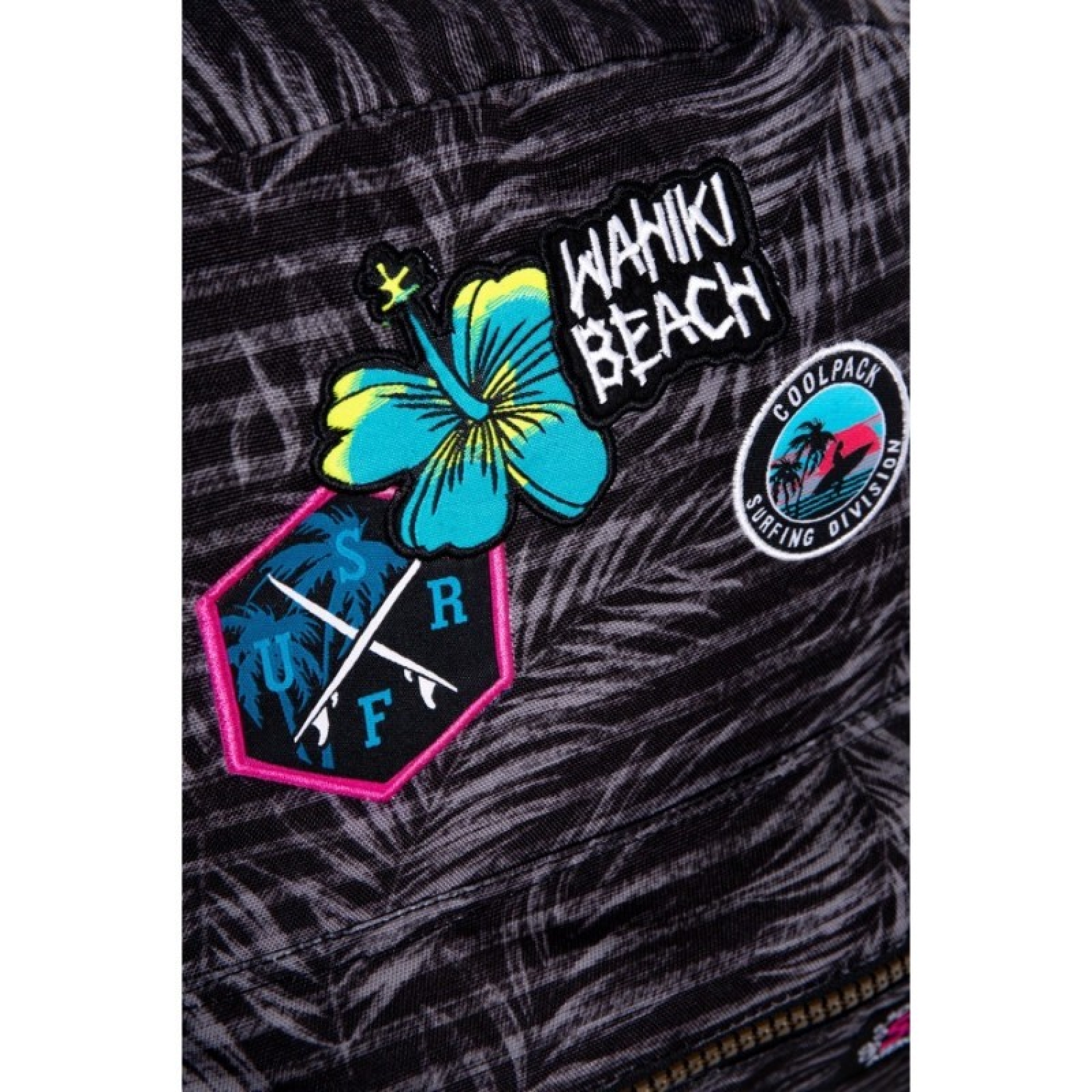 Mochila escolar CROSS Parches Surfing Black