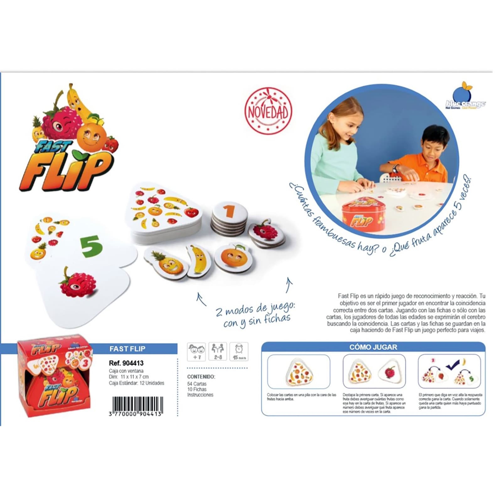 Juego Fast Flip - Basajaun liburudenda - Villabona - Gipuzkoa