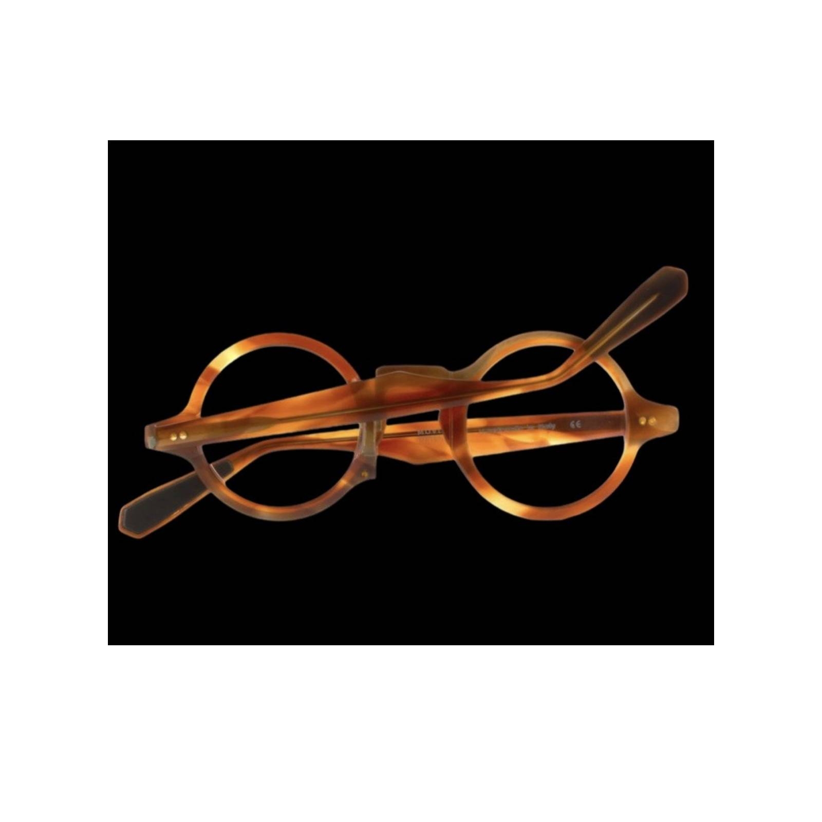 Gafa graduado Movitra , acetato redonda Italiana. Con giro de cierre