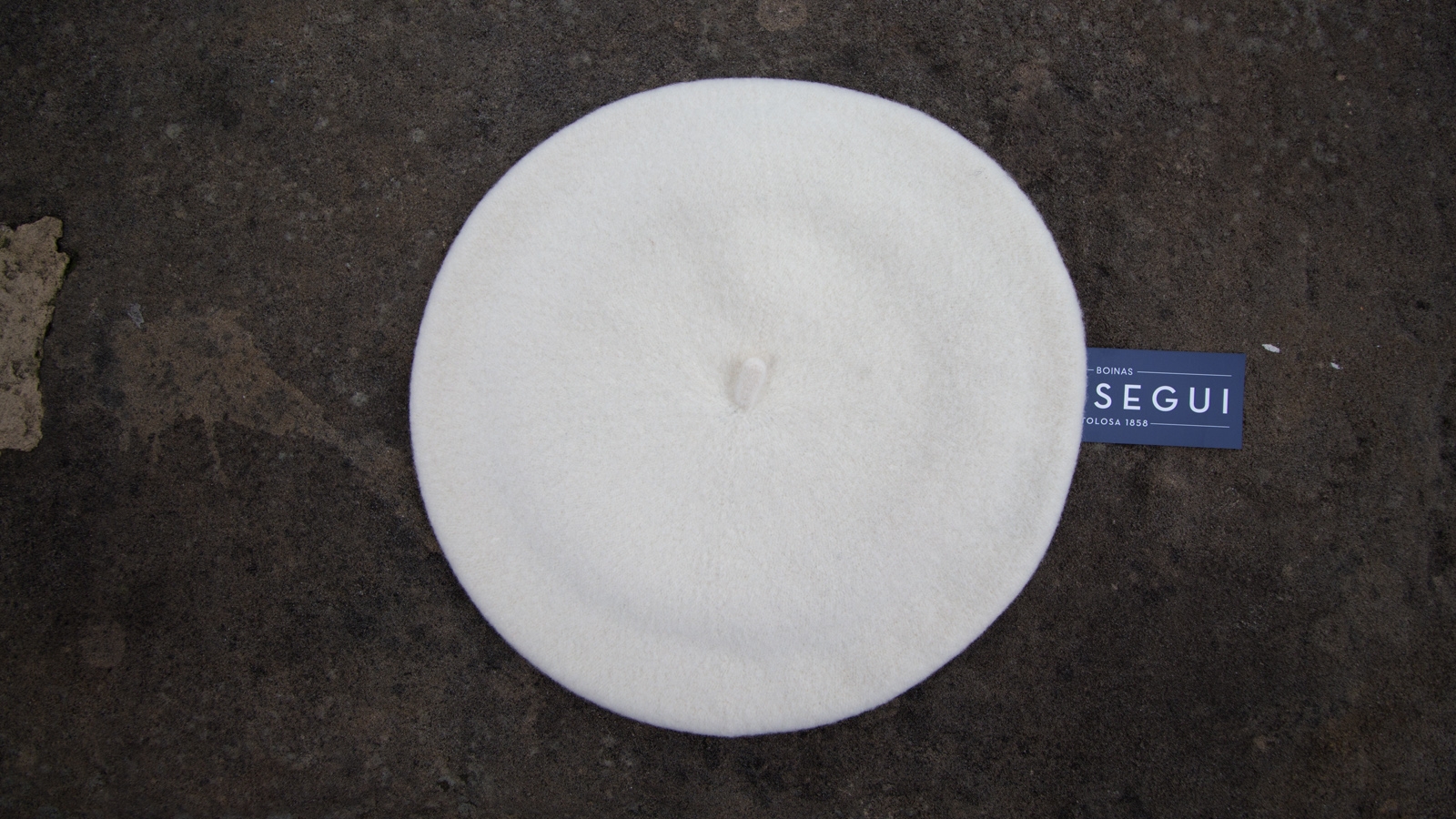 Boina Elsegui DAME con 100% lana merino crudo - Mercera DORI - Irn - Gipuzkoa