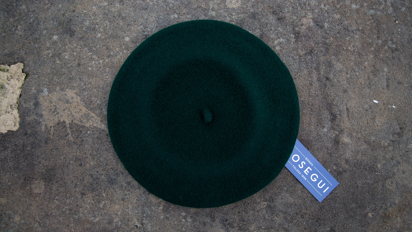 Boina Elsegui DAME con 100% lana merino verde - Mercera DORI - Irn - Gipuzkoa