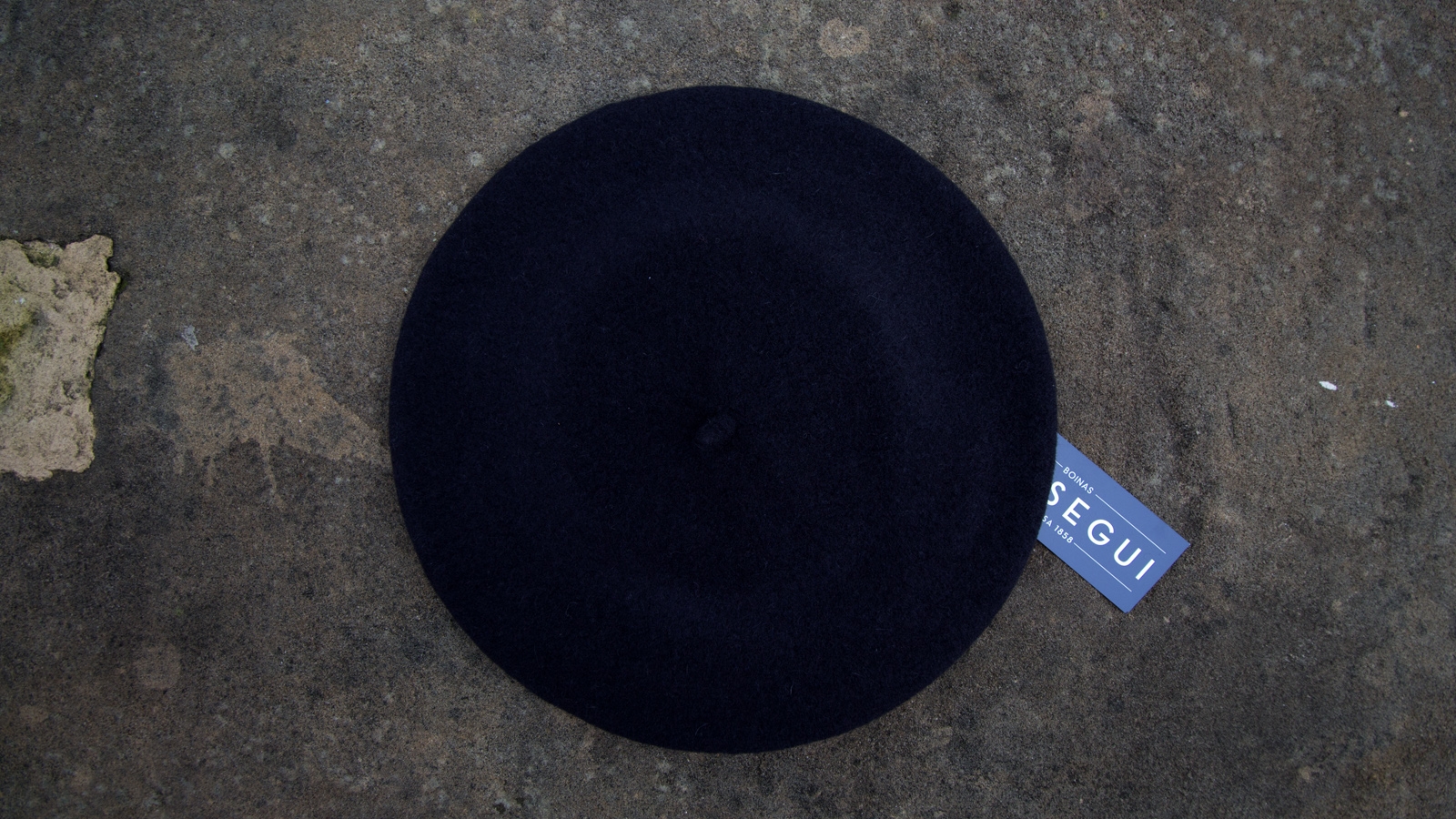 Boina Elsegui DAME con 100% lana merino gris tormenta - Mercera DORI - Irn - Gipuzkoa