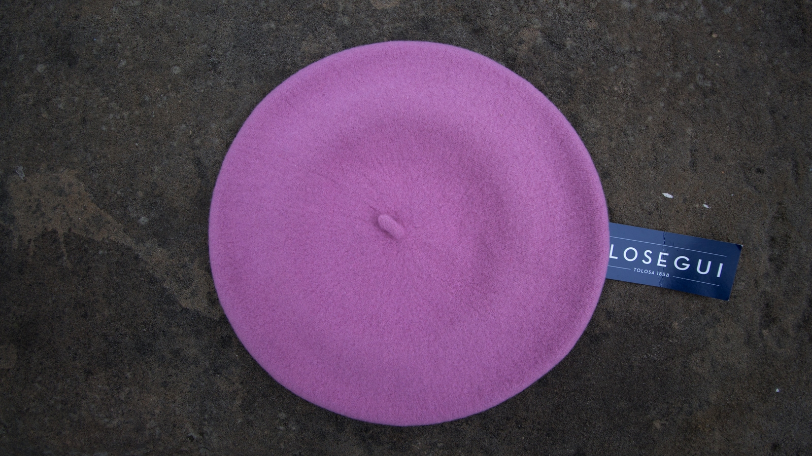 Boina Elsegui DAME con 100% lana merino rosa - Mercera DORI - Irn - Gipuzkoa