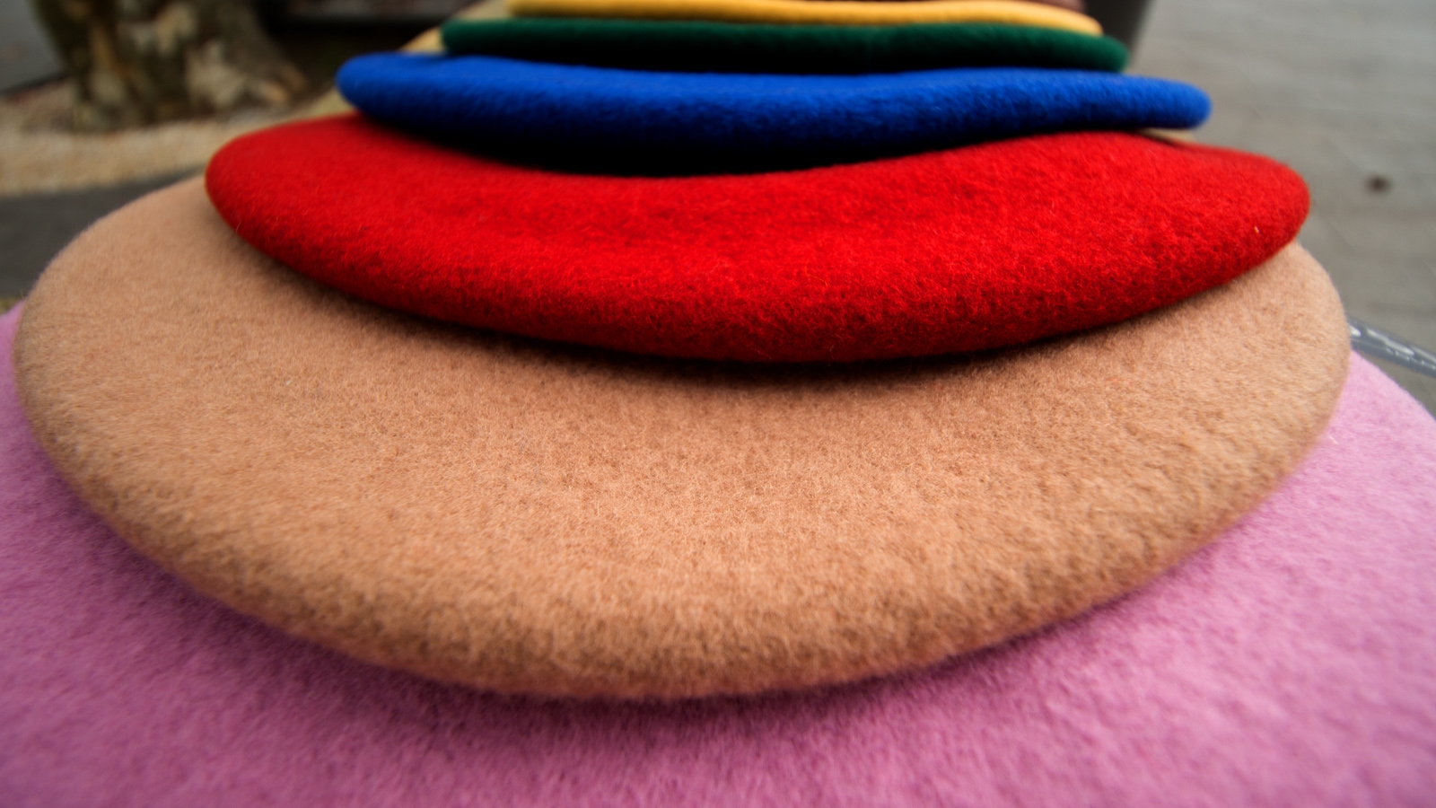 Boina Elsegui DAME con 100% lana merino rosa - Mercera DORI - Irn - Gipuzkoa